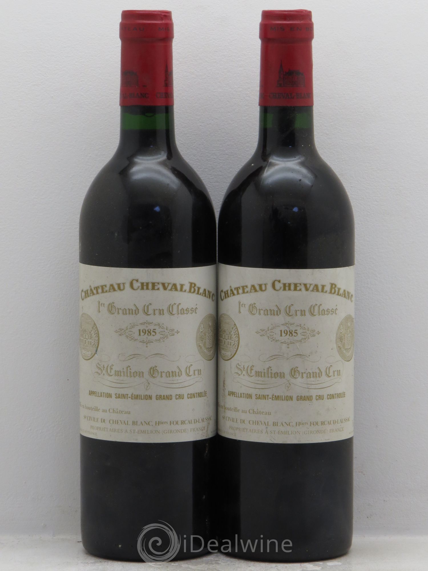Château Cheval Blanc 1er Grand Cru Classé A 1985 - Lot de 2 bouteilles - 0