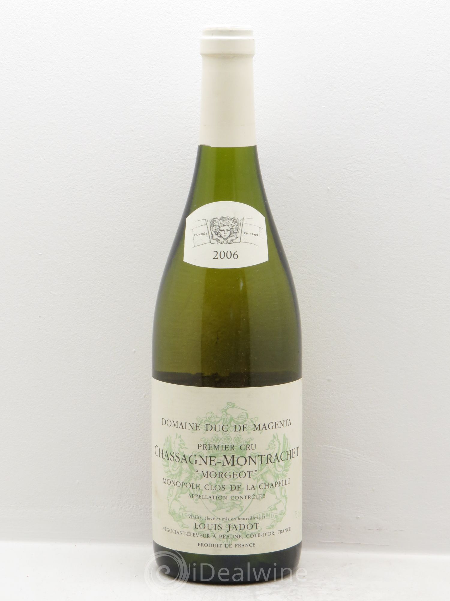 Chassagne-Montrachet 1er Cru Morgeot Clos de la Chapelle Domaine Duc de Magenta 2006 - Posten von 1 Flasche - 0