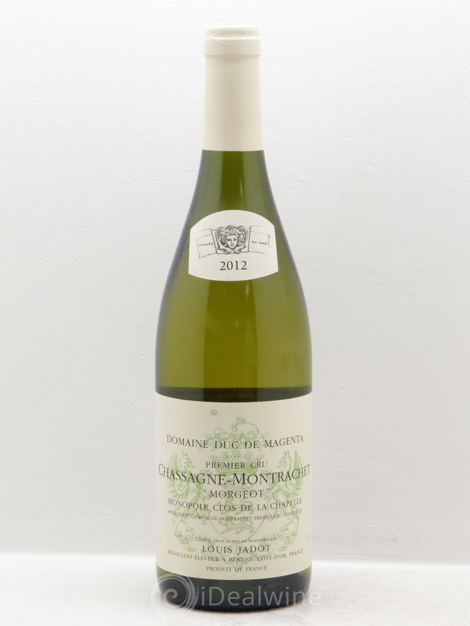 Chassagne-Montrachet 1er Cru Morgeot Clos de la Chapelle Domaine Duc de Magenta 2012 - Posten von 1 Flasche - 0