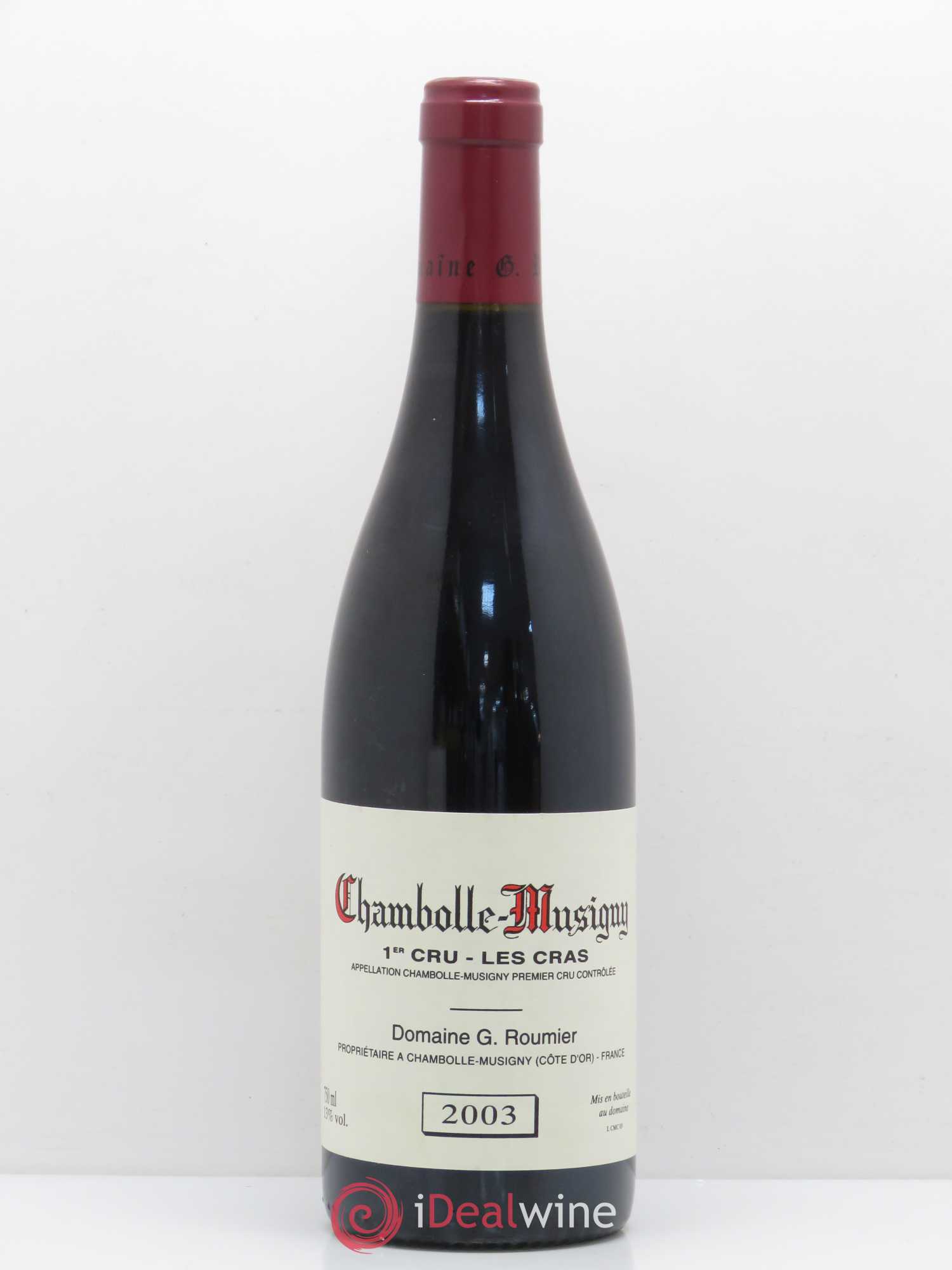 Chambolle-Musigny 1er Cru Les Cras Georges Roumier (Domaine) 2003 - Lot de 1 bouteille - 0