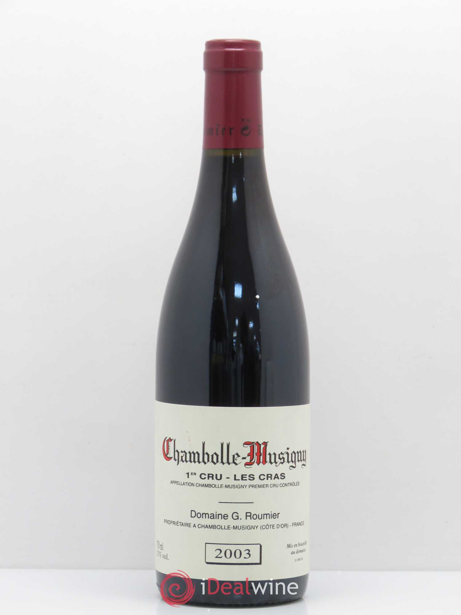 Chambolle-Musigny 1er Cru Les Cras Georges Roumier (Domaine) 2003 - Lot de 1 bouteille - 0