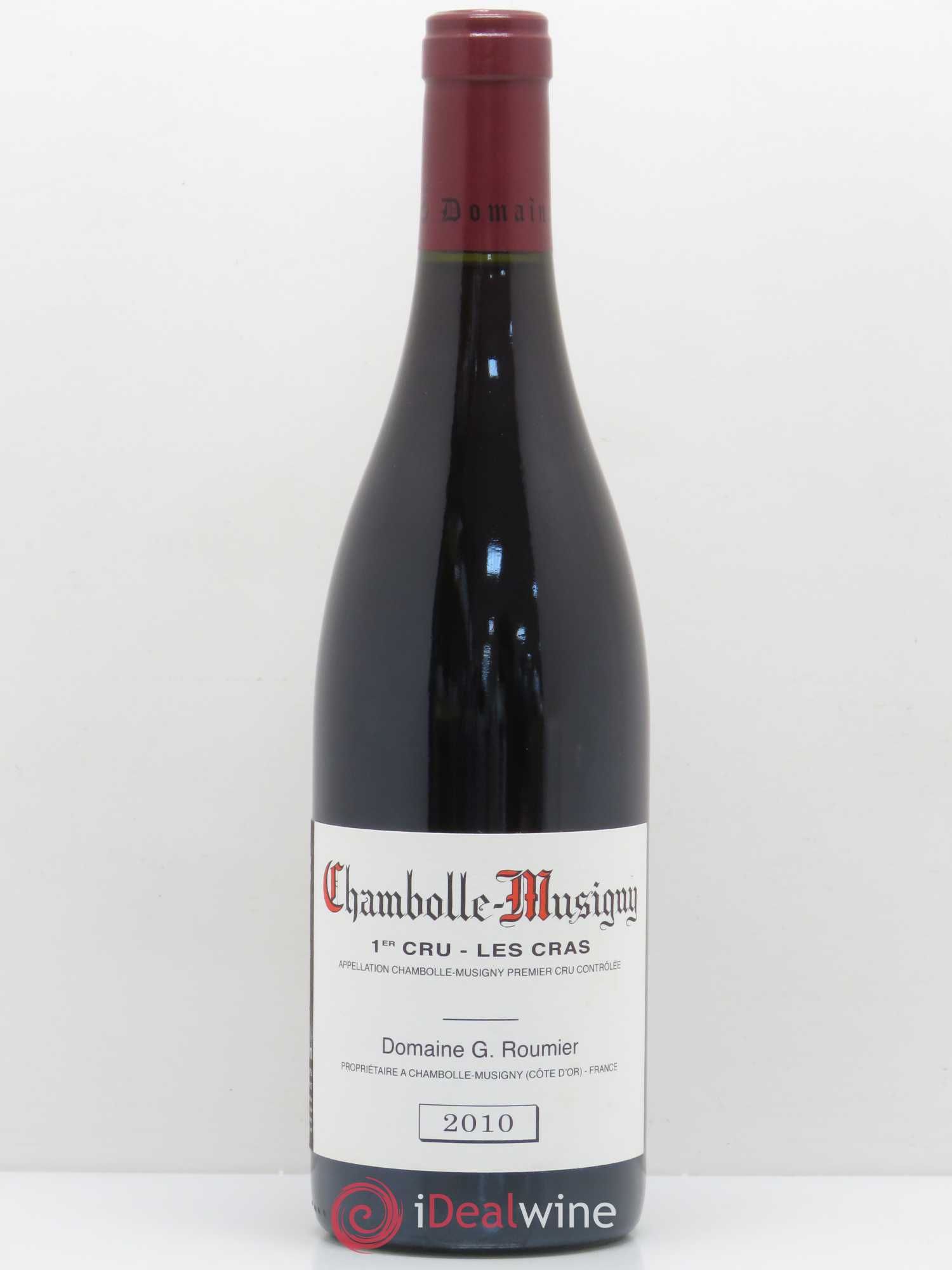 Chambolle-Musigny 1er Cru Les Cras Georges Roumier (Domaine) 2010 - Lot de 1 bouteille - 0