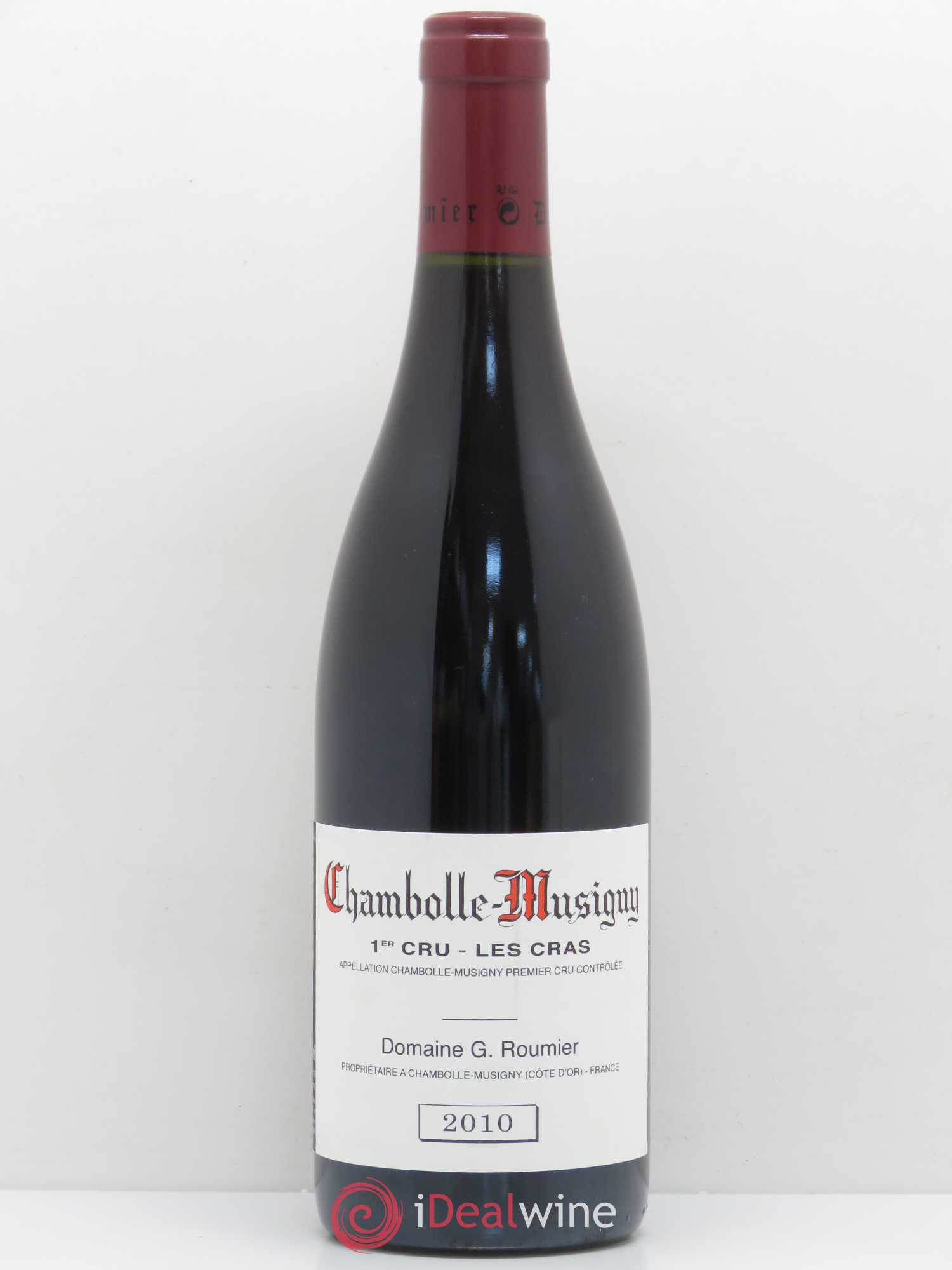 Chambolle-Musigny 1er Cru Les Cras Georges Roumier (Domaine) 2010 - Lot de 1 bouteille - 0