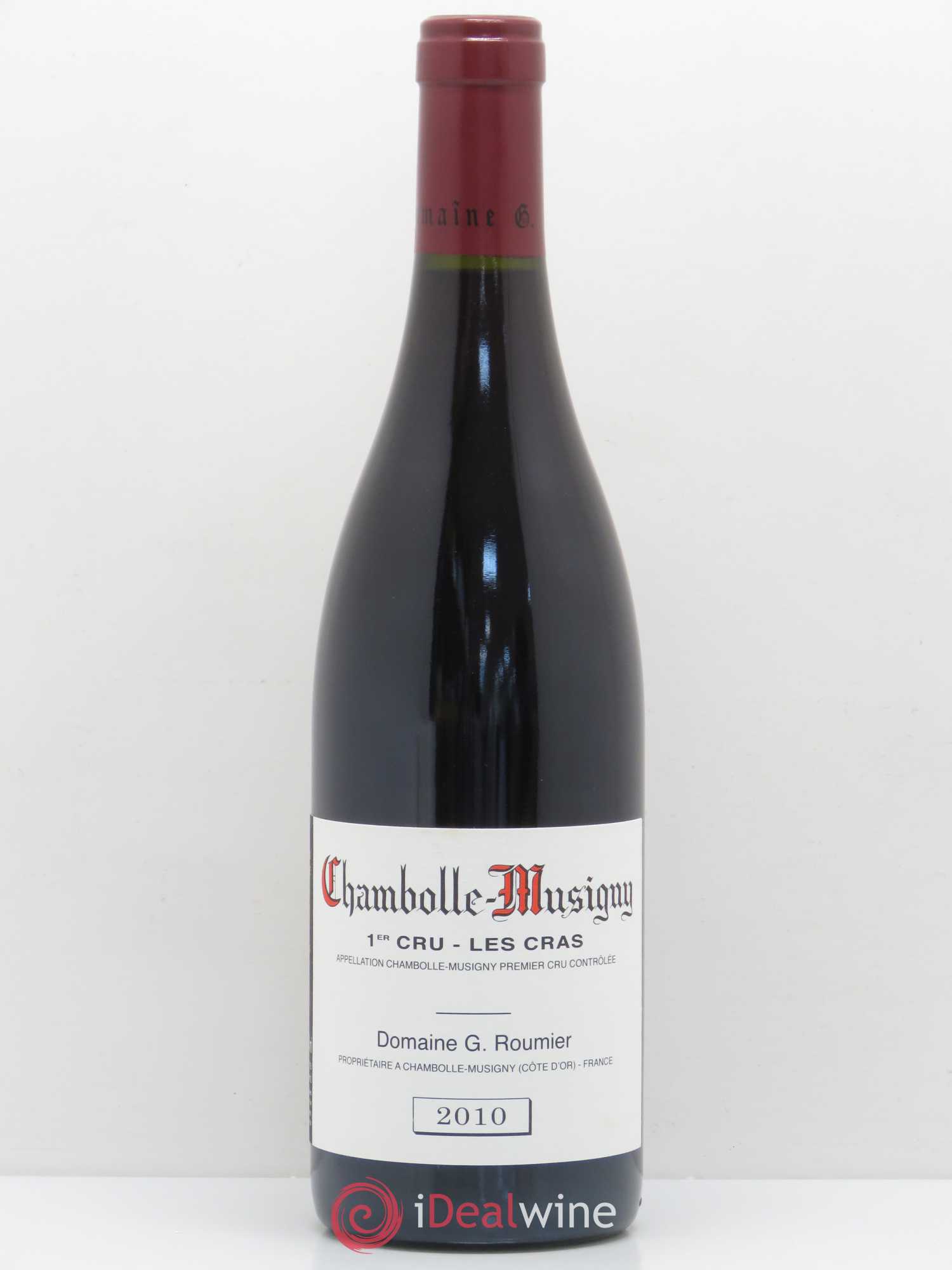 Chambolle-Musigny 1er Cru Les Cras Georges Roumier (Domaine) 2010 - Lot de 1 bouteille - 0