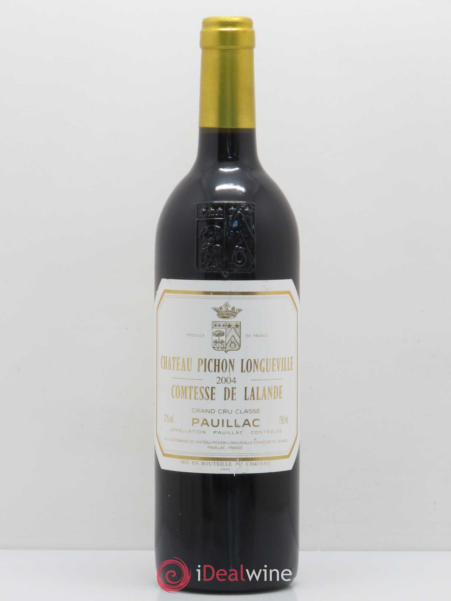 Château Pichon Longueville Comtesse de Lalande 2ème Grand Cru Classé 2004 - Lot de 1 bouteille - 0