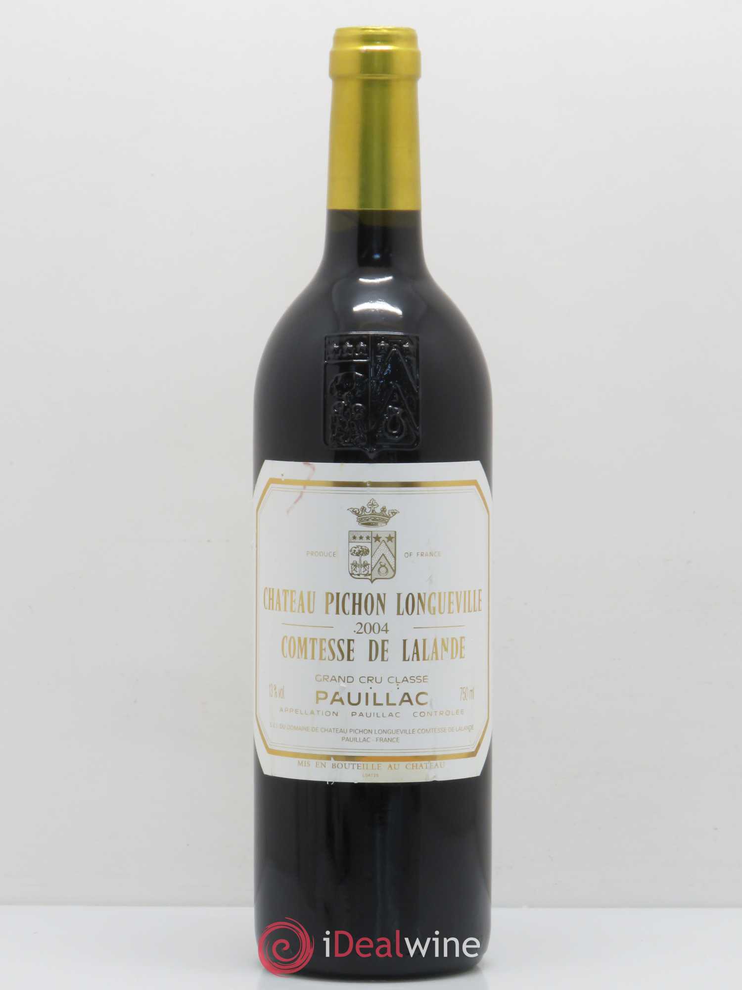 Château Pichon Longueville Comtesse de Lalande 2ème Grand Cru Classé 2004 - Lot de 1 bouteille - 0