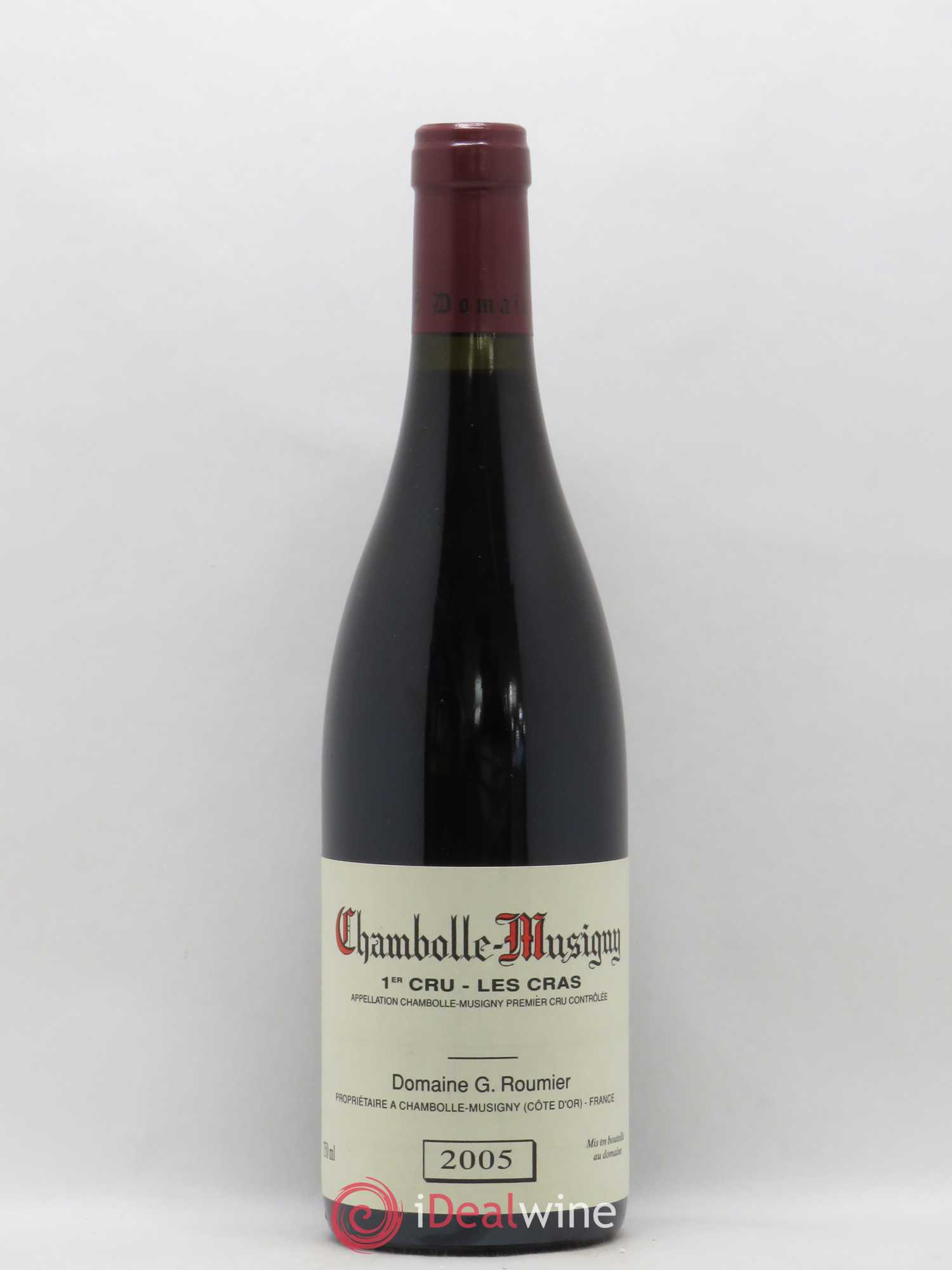 Chambolle-Musigny 1er Cru Les Cras Georges Roumier (Domaine) 2005 - Lot de 1 bouteille - 0