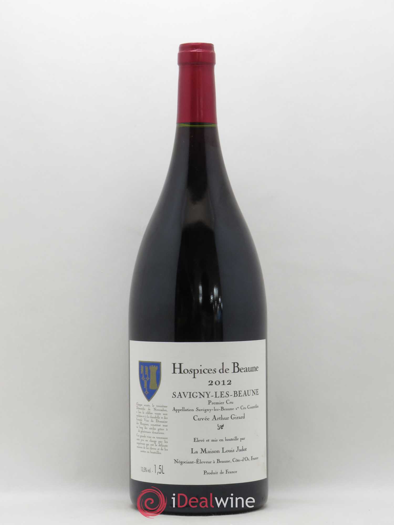 Savigny-lès-Beaune 1er Cru Hospices de Beaune Cuvée Arthur Girard Louis Jadot 2012 - Posten von 1 Magnum - 0