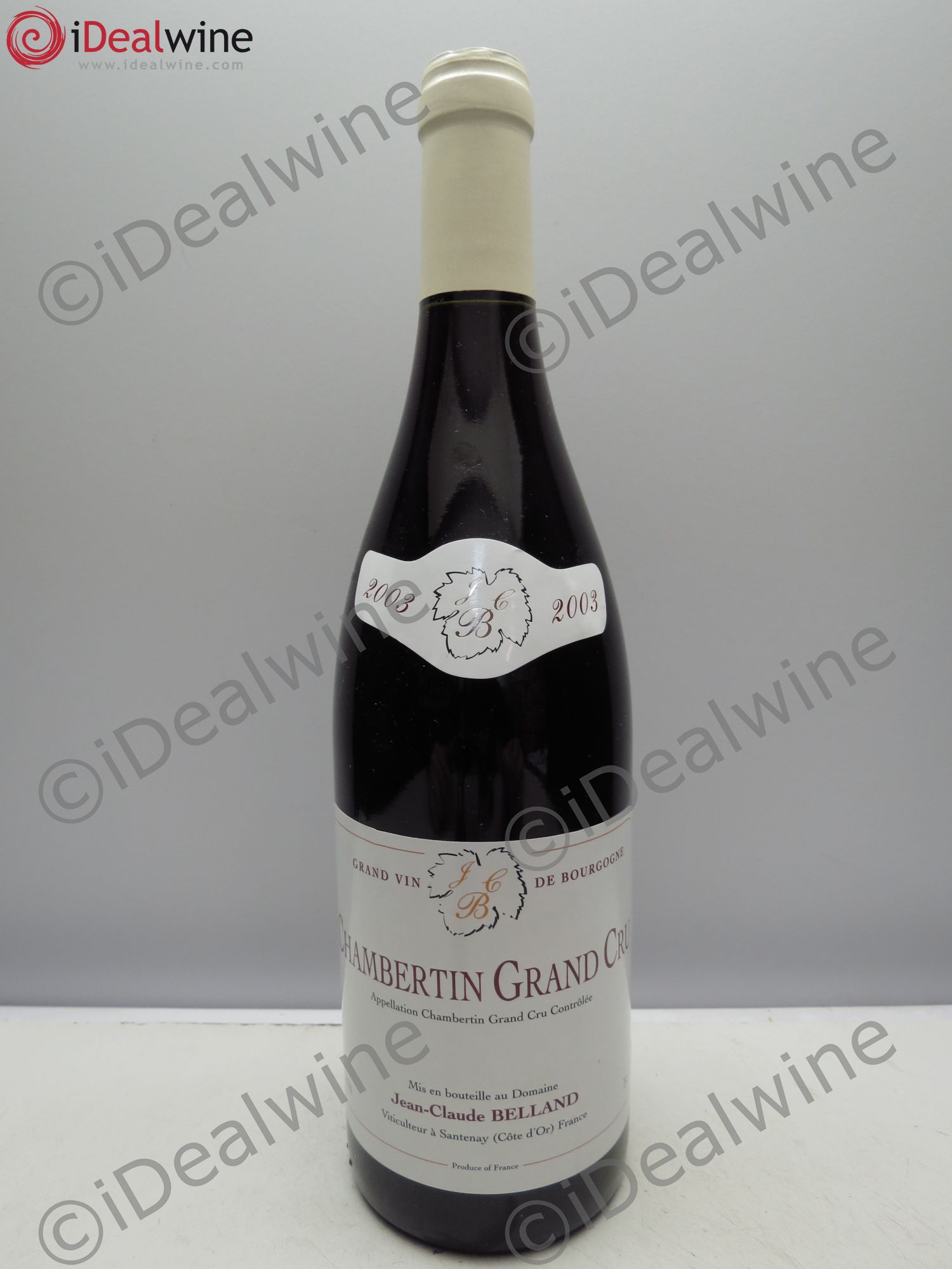 Chambertin Grand Cru Jean Claude Belland 2003 - Posten von 1 Flasche - 0