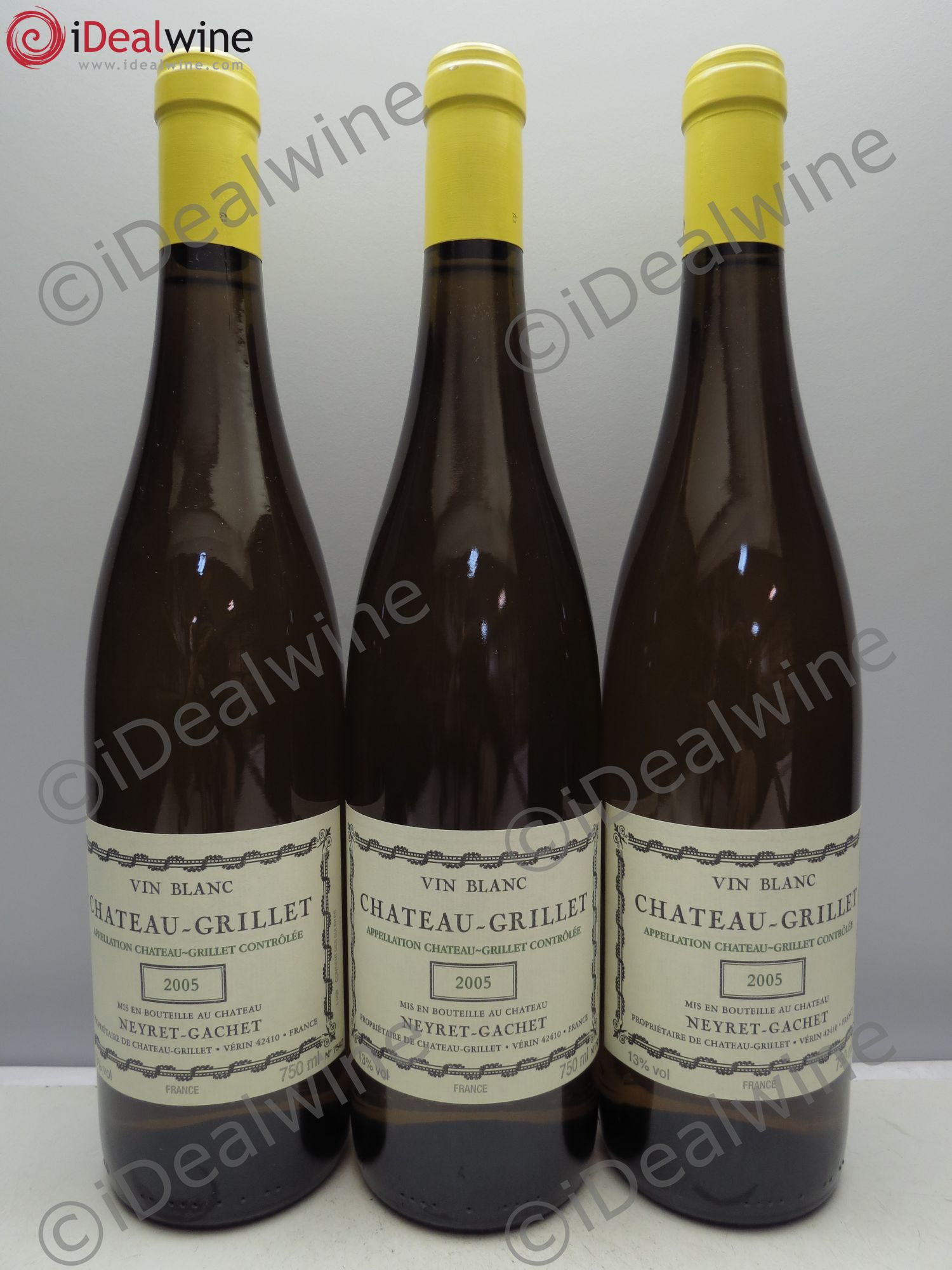 Château Grillet Château-Grillet 2005 - Lot de 3 bouteilles - 0