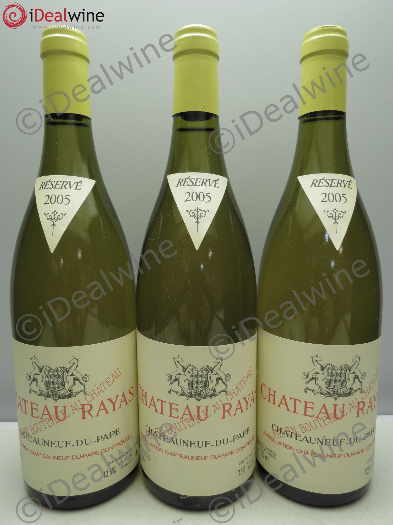 Châteauneuf-du-Pape Château Rayas Emmanuel Reynaud 2005 - Lot de 3 bouteilles - 0