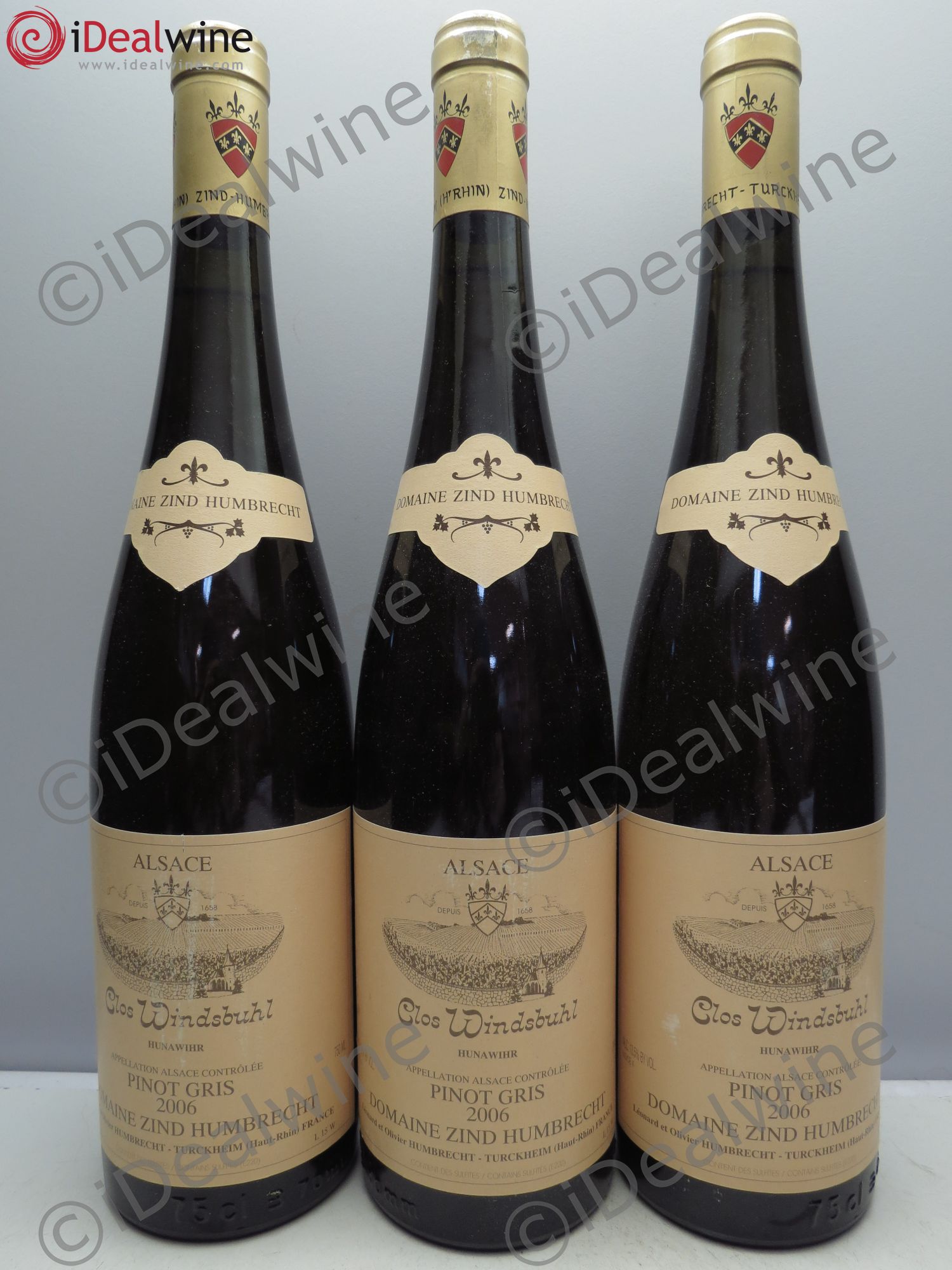Alsace Pinot Gris (anciennement Tokay) Zind-Humbrecht (Domaine) Clos Windsbuhl 2006 - Lotto di 3 bottiglie - 0