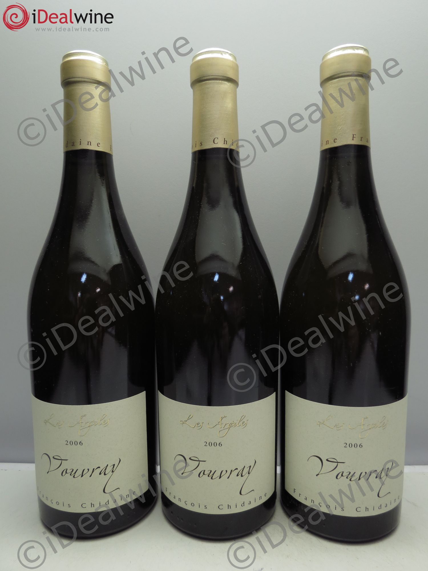 Vouvray François Chidaine 'Les Argiles' 2006 - Posten von 3 Flaschen - 0