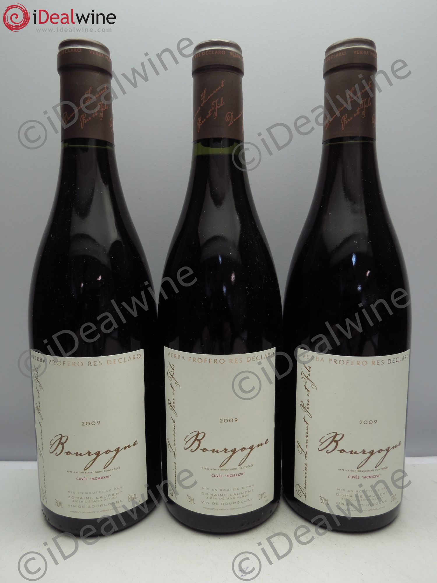 Bourgogne Cuvée MCMXXVI D.Laurent 2009 - Posten von 3 Flaschen - 0