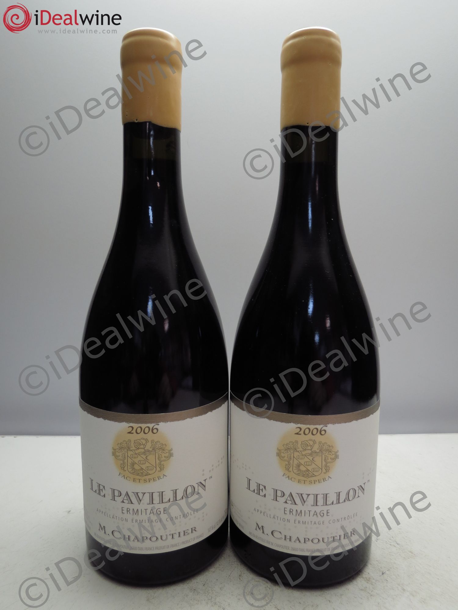 Hermitage Ermitage Le Pavillon Chapoutier 2006 - Lot de 2 bouteilles - 0
