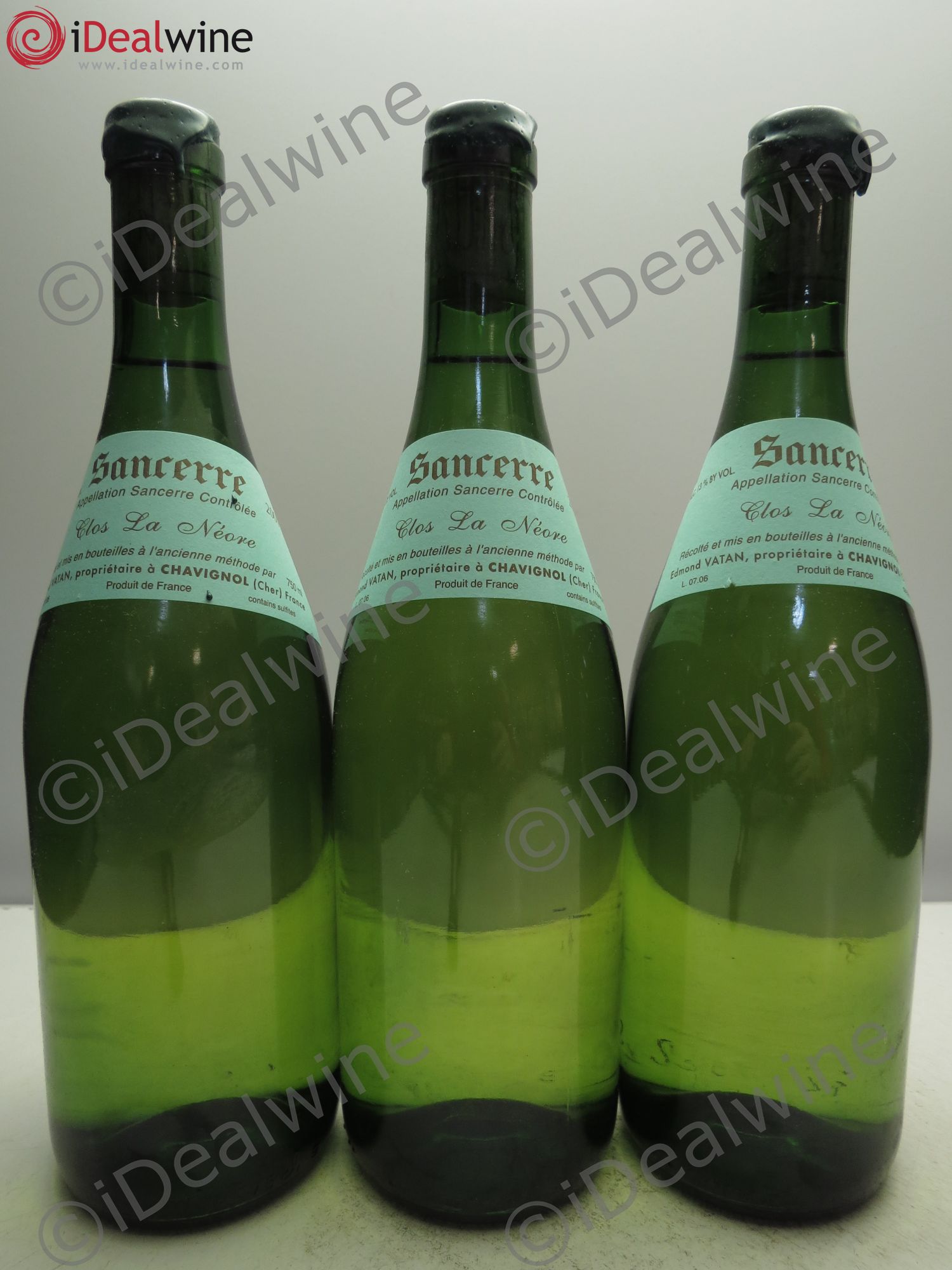Sancerre Clos la Neore Edmond Vatan 2006 - Lot de 3 bouteilles - 0