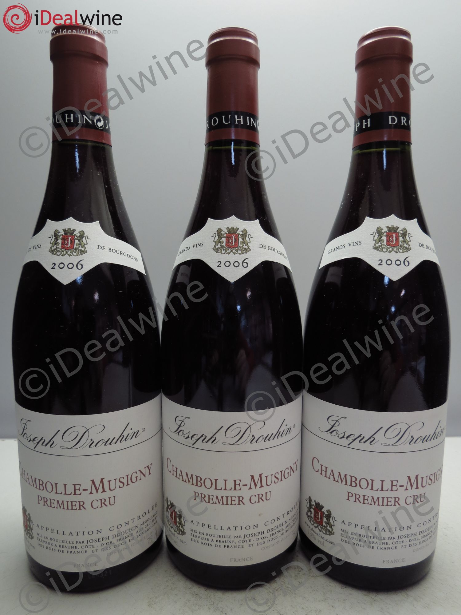 Chambolle-Musigny 1er Cru 2006 - Lot de 3 bouteilles - 0