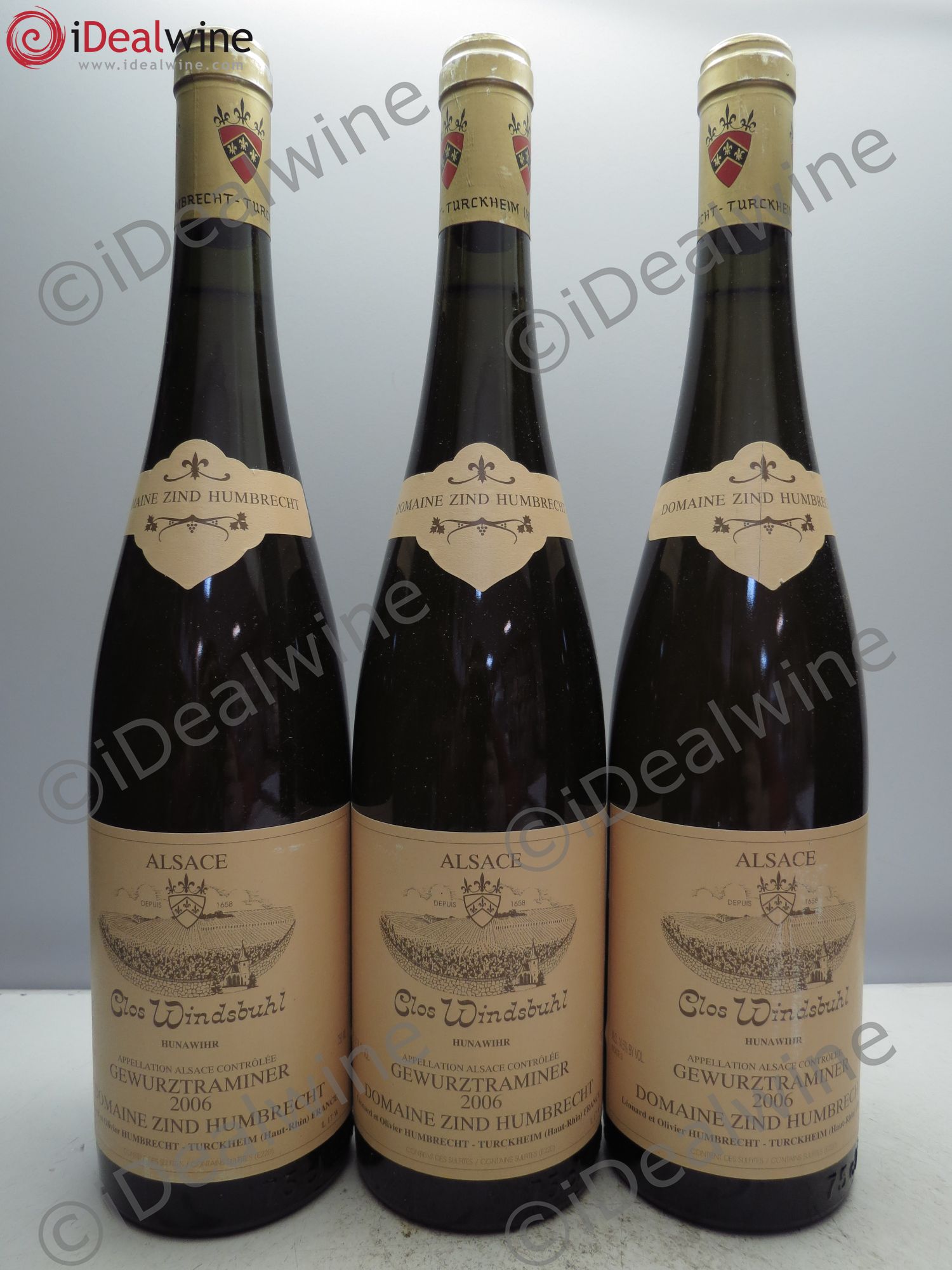 Alsace Gewurztraminer Zind-Humbrecht (Domaine) Clos Windsbuhl 2006 - Lotto di 3 bottiglie - 0