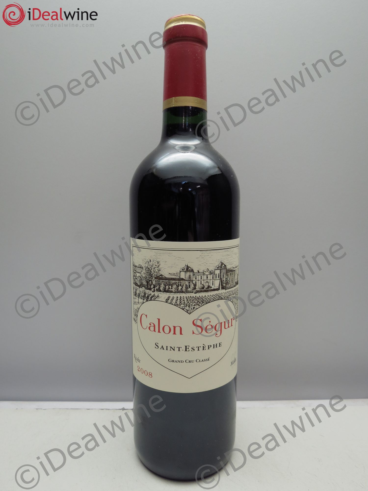 Château Calon Ségur 3ème Grand Cru Classé 2008 - Lot de 1 bouteille - 0