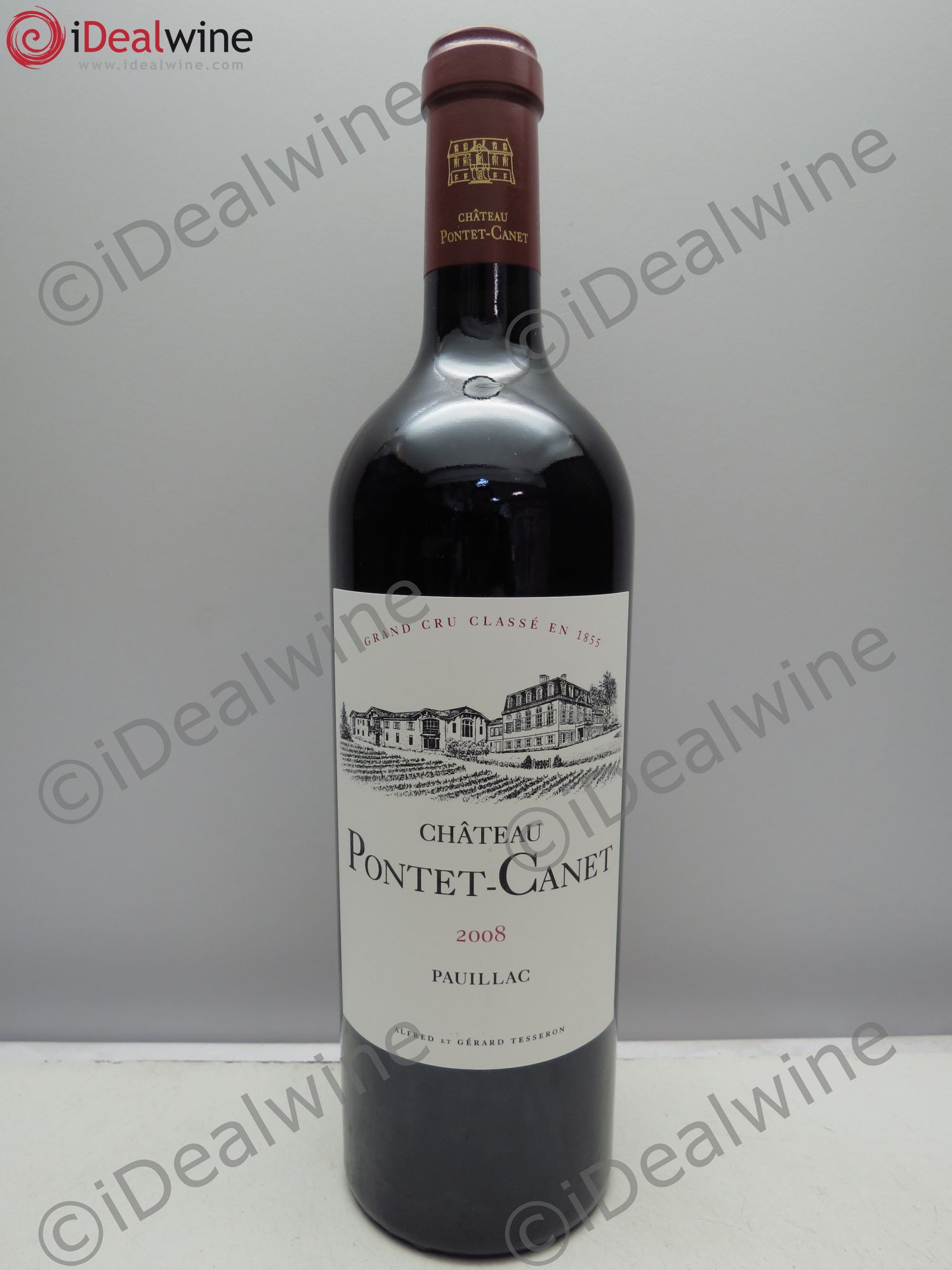 Château Pontet Canet 5ème Grand Cru Classé 2008 - Lot de 1 bouteille - 0