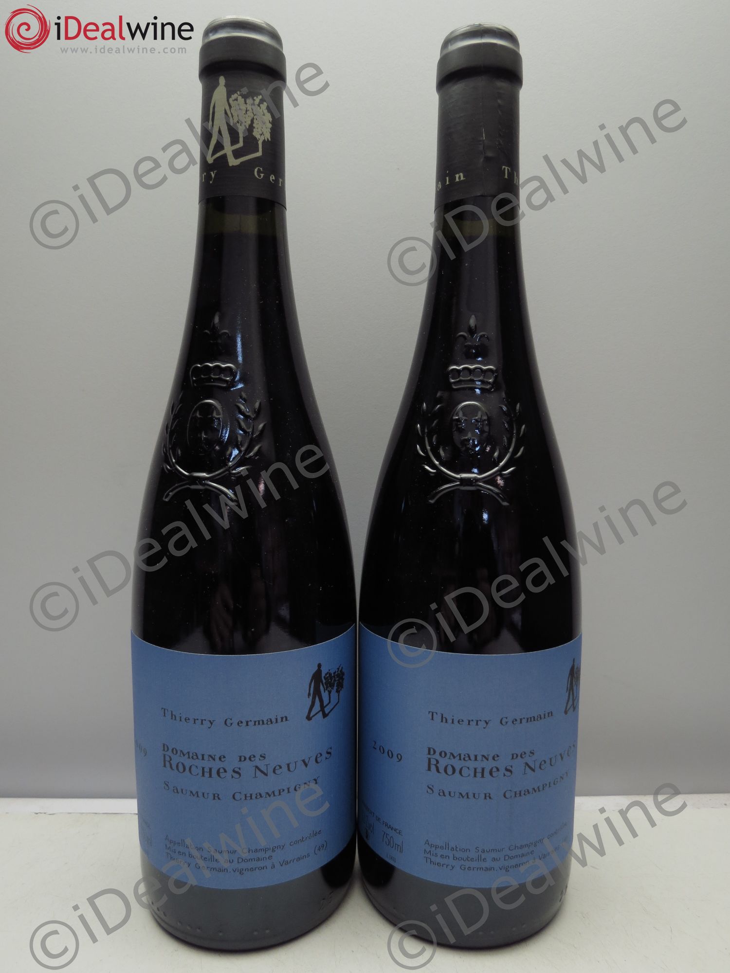 Saumur-Champigny Domaine des Roches Neuves - Thierry Germain 2009 - Lot de 2 bouteilles - 0