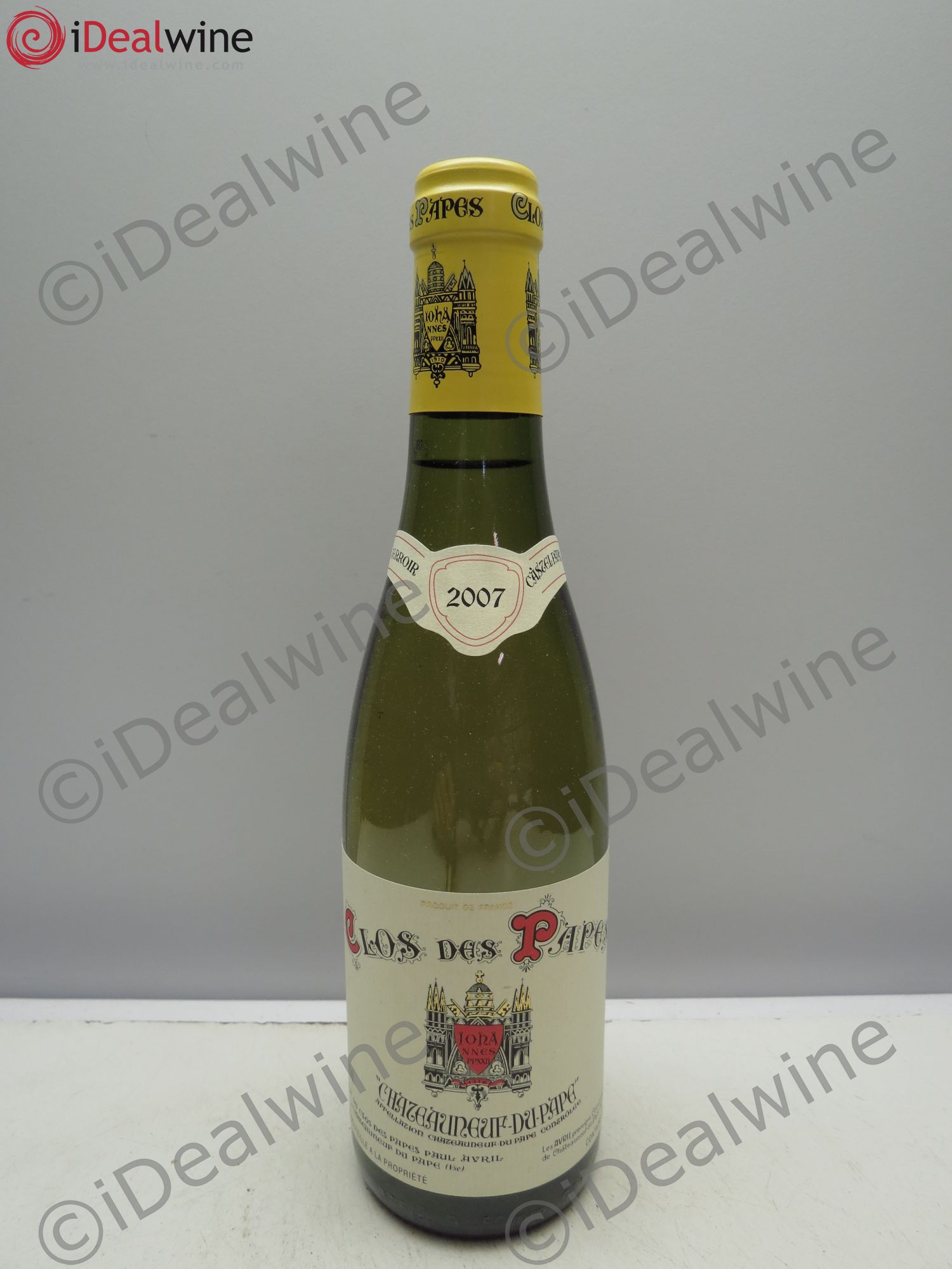 Châteauneuf-du-Pape Clos des Papes - Paul Avril (sans prix de réserve / no reserve) 2007 - Posten von 1 Demi-Flasche - 0