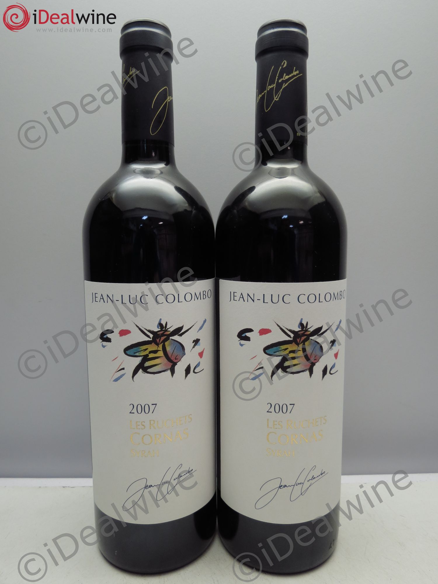 Cornas les Ruchets Jean-Luc Colombo 2007 - Lot de 2 bouteilles - 0