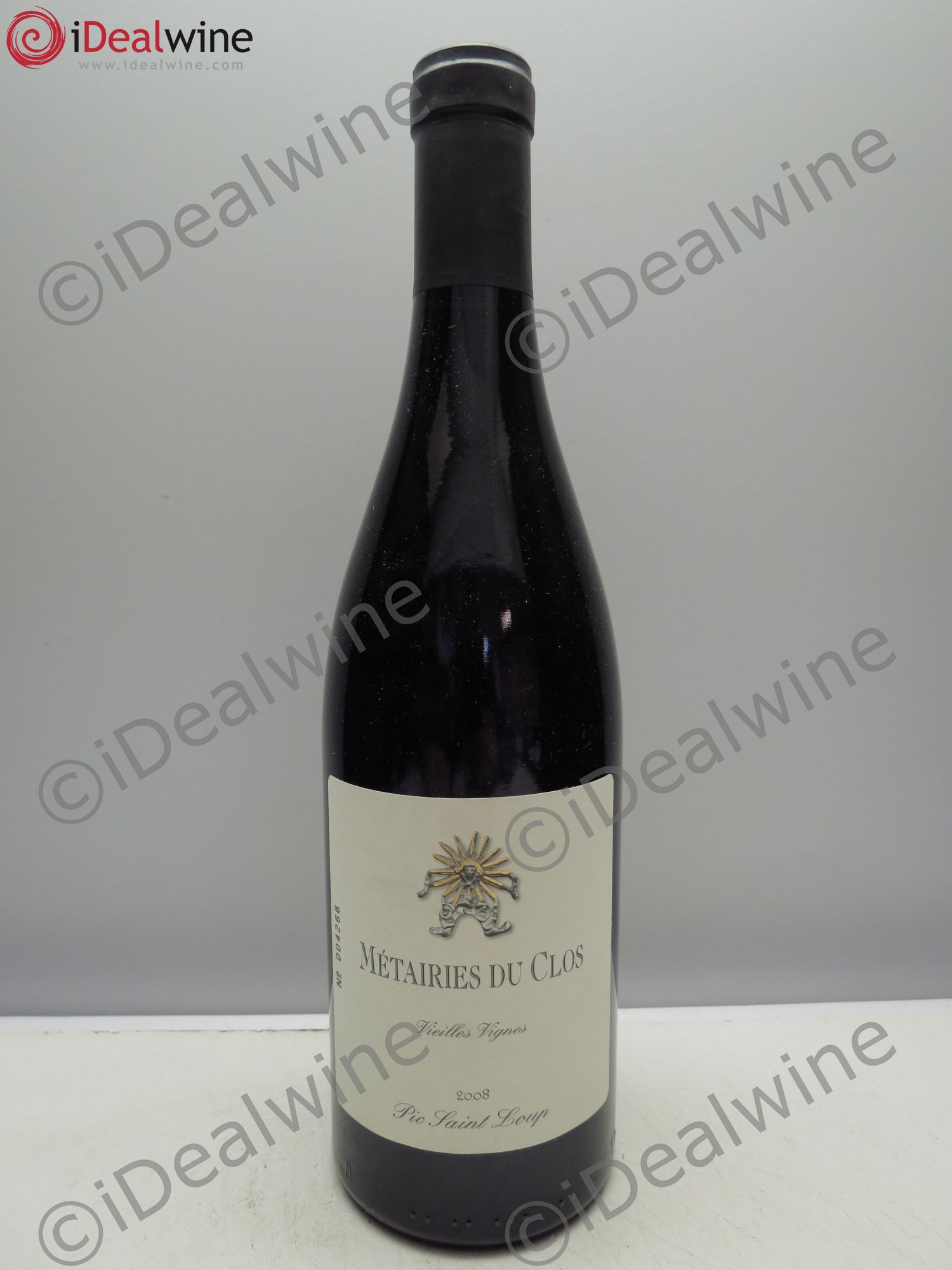 Pic Saint-Loup Les Métairies du Clos Vieilles Vignes Christophe Peyrus et Françoise Julien Vieilles Vignes 2008 - Lot de 1 bouteille - 0