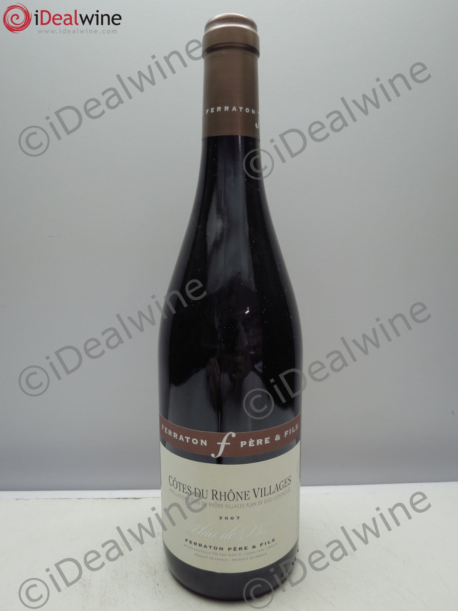 Côtes-du-Rhône Plan de Dieu Ferraton Père et Fils (sans prix de réserve / no reserve) 2007 - Posten von 1 Flasche - 0