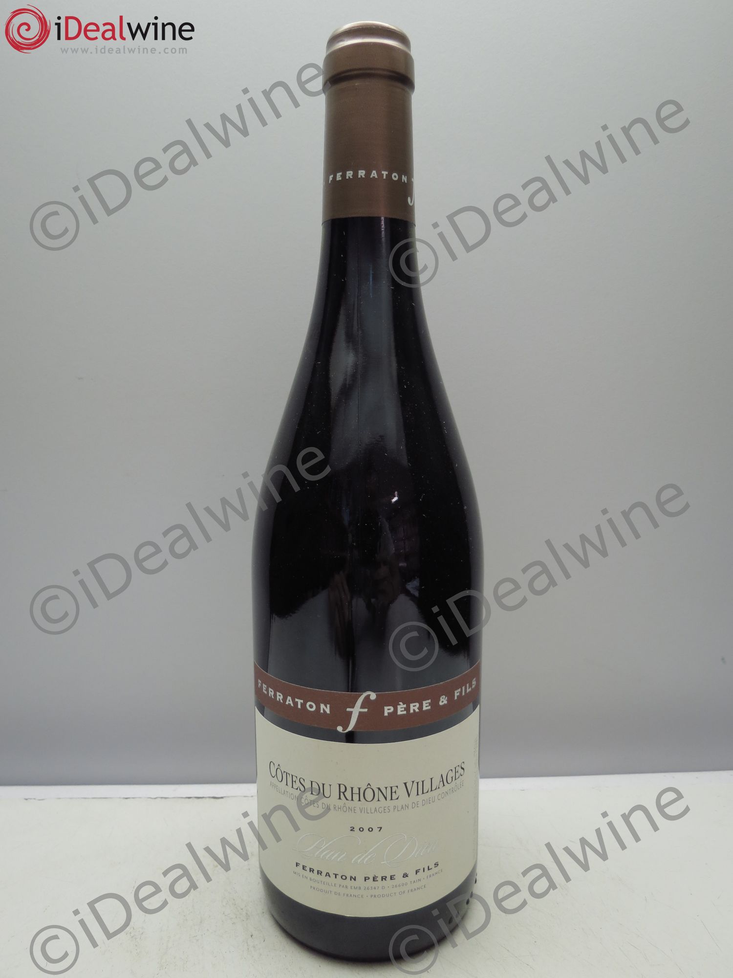 Côtes-du-Rhône Plan de Dieu Ferraton Père et Fils (sans prix de réserve / no reserve) 2007 - Posten von 1 Flasche - 0