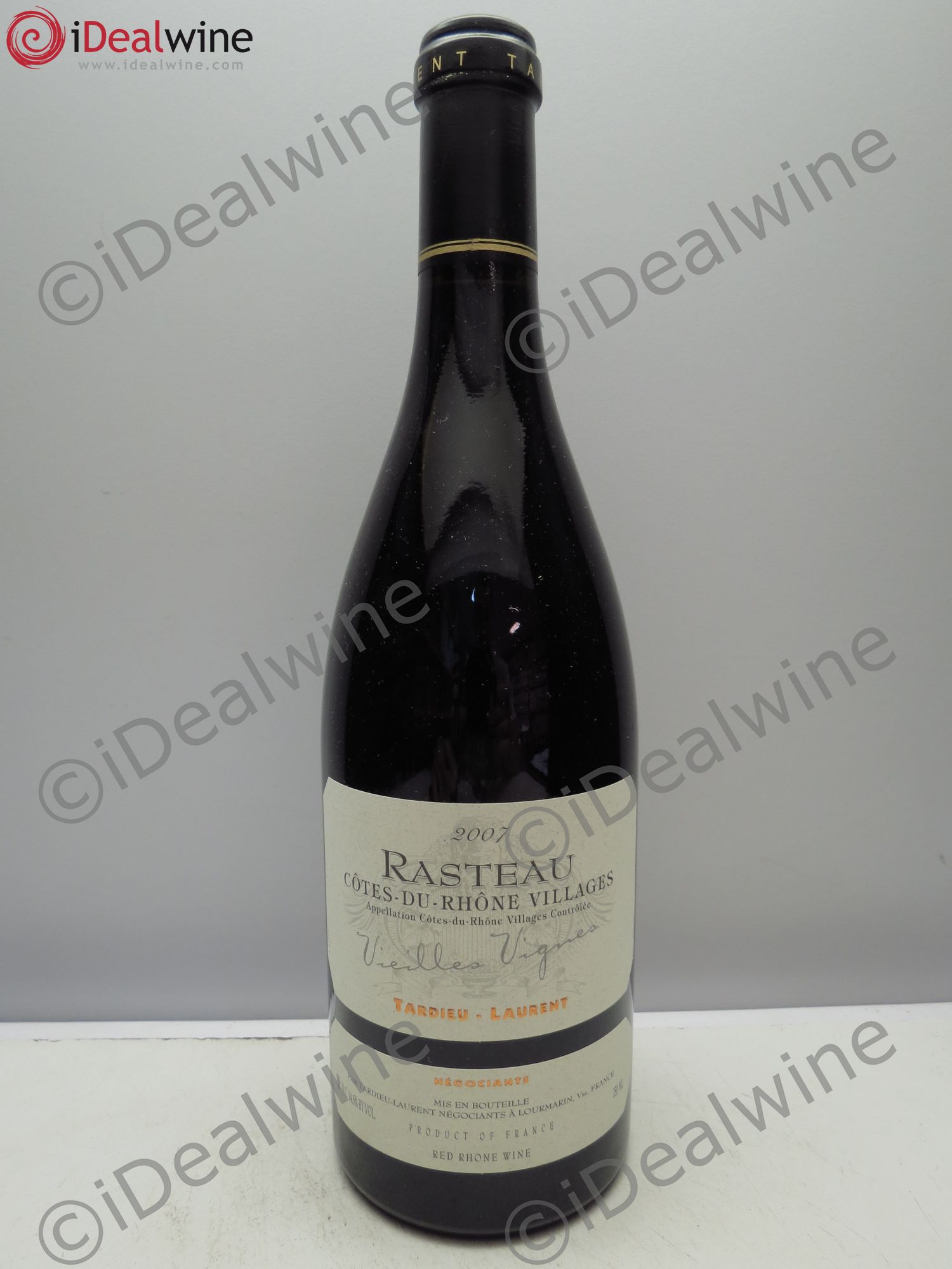 Côtes-du-Rhône Rasteau Vieilles Vignes Tardieu Laurent (sans prix de réserve / no reserve) 2007 - Posten von 1 Flasche - 0