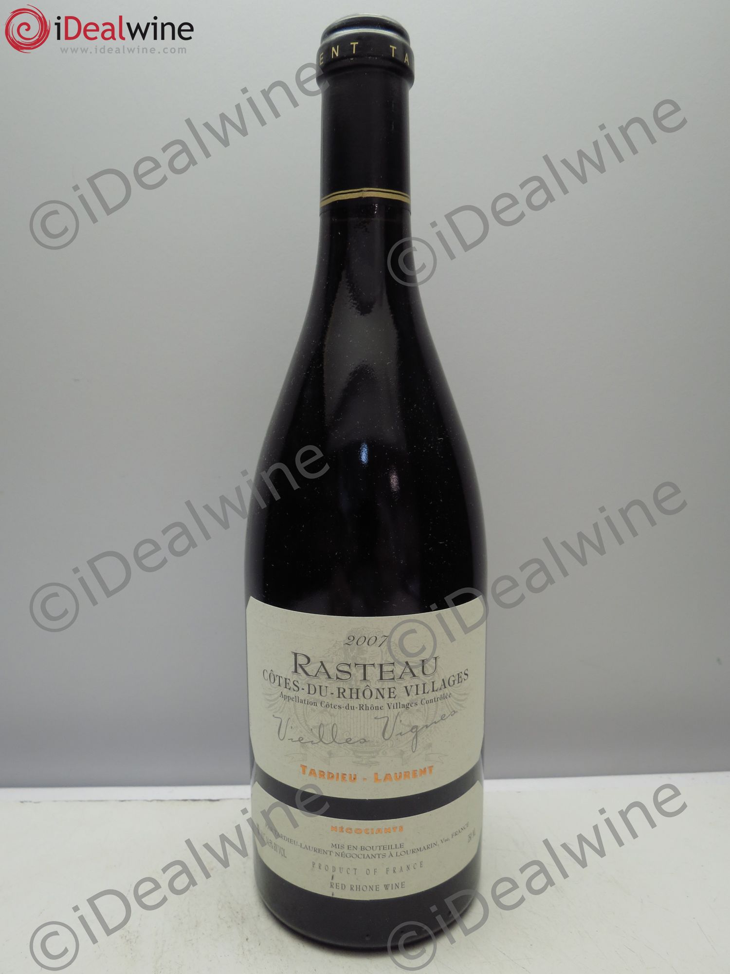 Côtes-du-Rhône Rasteau Vieilles Vignes Tardieu Laurent (sans prix de réserve / no reserve) 2007 - Posten von 1 Flasche - 0