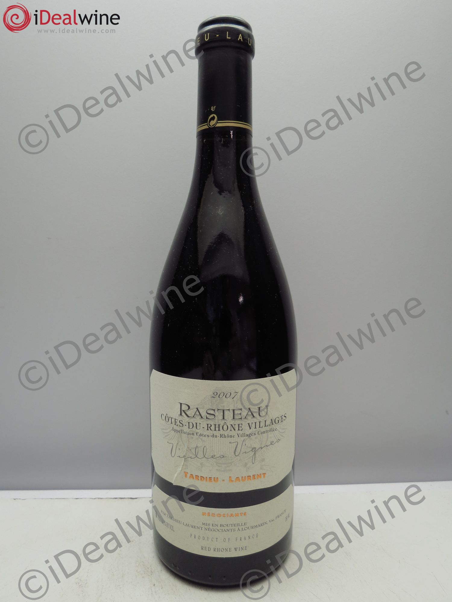 Côtes-du-Rhône Rasteau Vieilles Vignes Tardieu Laurent (sans prix de réserve / no reserve) 2007 - Posten von 1 Flasche - 0