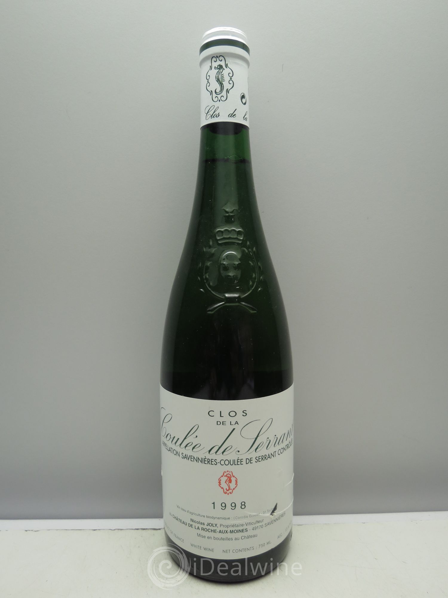 Savennières Clos de la Coulée de Serrant Vignobles de la Coulée de Serrant - Nicolas Joly 1998 - Lot de 1 bouteille - 0
