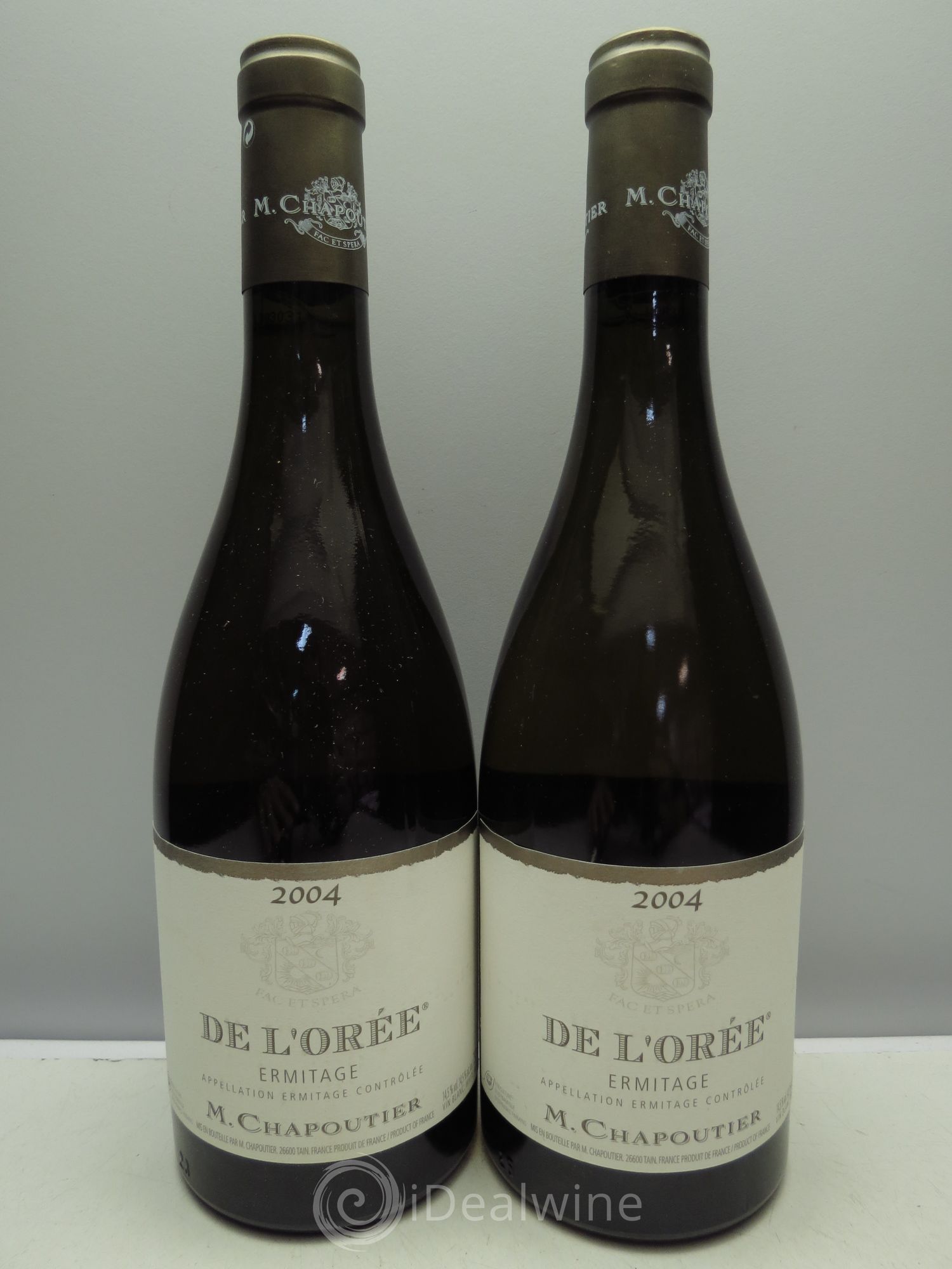 Hermitage Ermitage de l'Orée Chapoutier 2004 - Lot de 2 bouteilles - 0