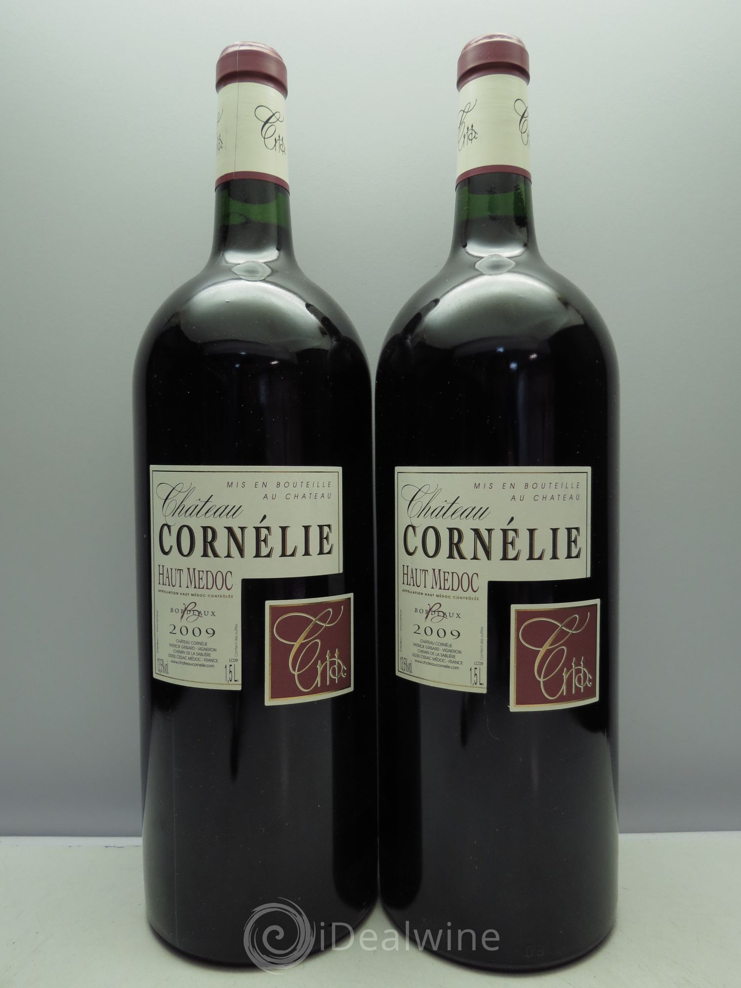 Haut Médoc Château Cornélie 2009 - Lot de 2 magnums - 0