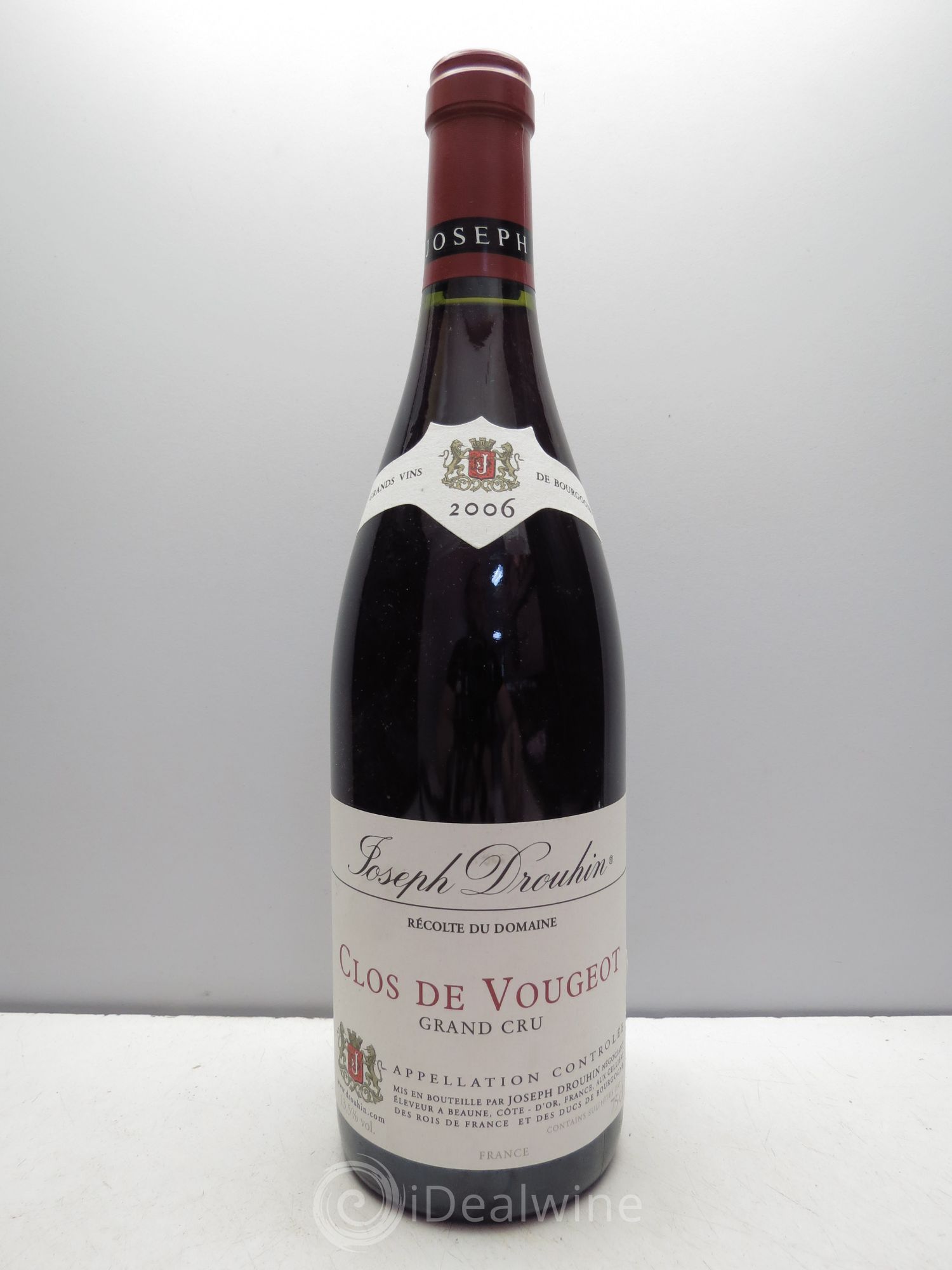 Clos de Vougeot Grand Cru Joseph Drouhin (sans prix de réserve / no reserve) 2006 - Posten von 1 Flasche - 0