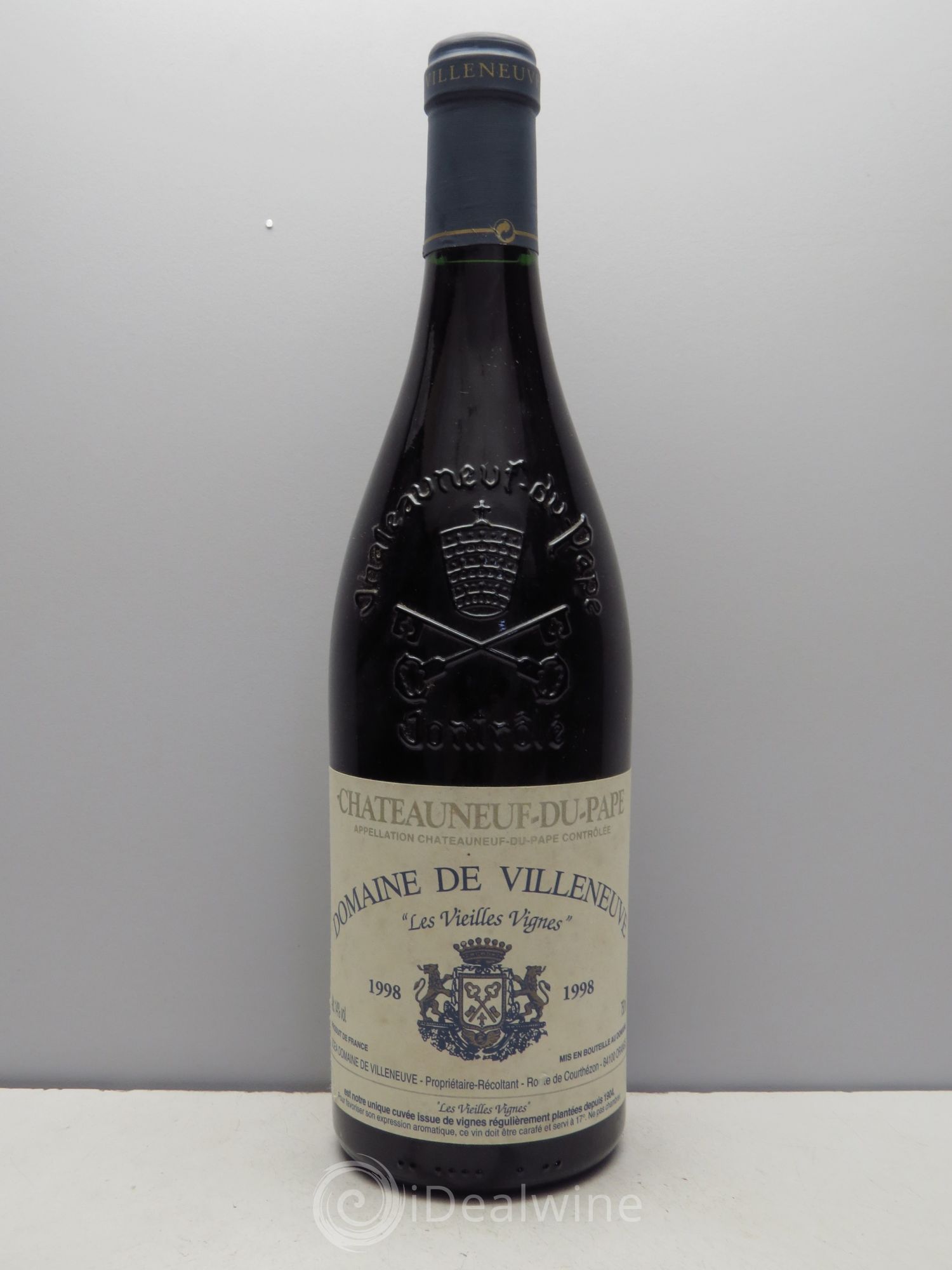 Châteauneuf-du-Pape Domaine de Villeneuve - Les Vieilles Vignes 1998 - Posten von 1 Flasche - 0