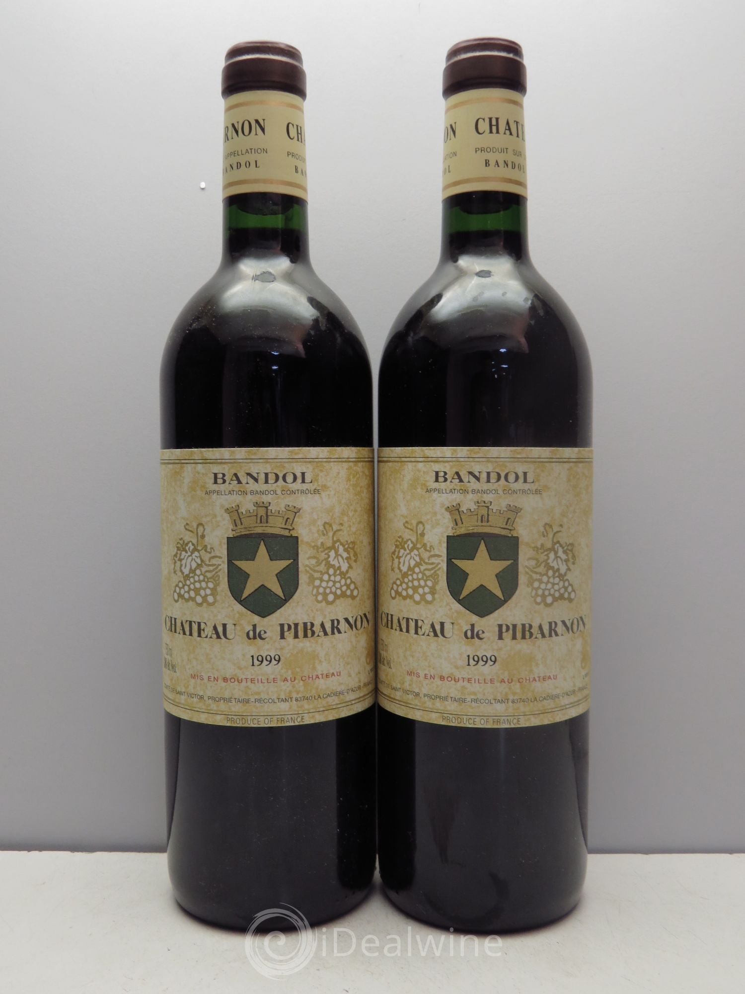 Bandol Château de Pibarnon Comte de Saint-Victor 1999 - Lot de 2 bouteilles - 0