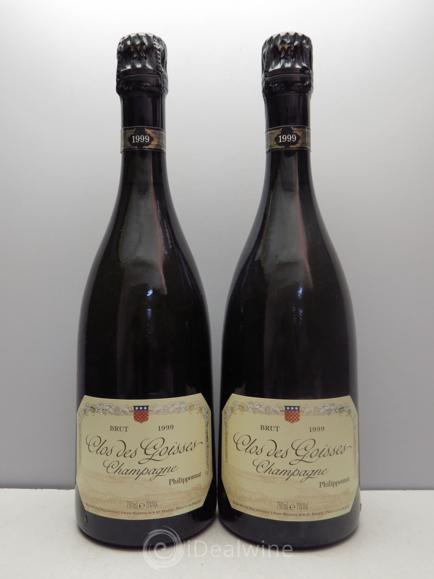 Clos des Goisses Philipponnat 1999 - Lot de 2 bouteilles - 0