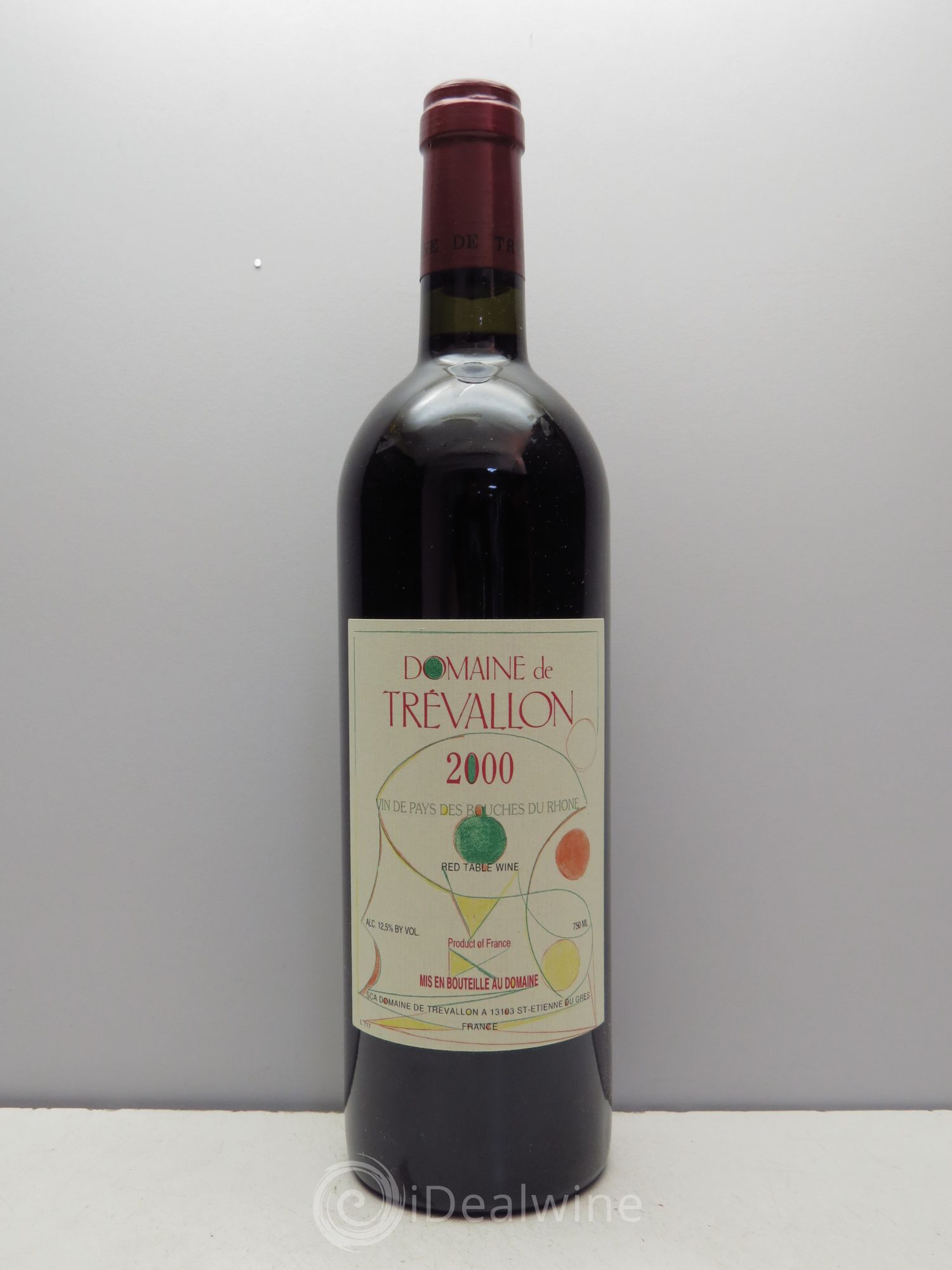 VDP Bouches du Rhône Trévallon (Domaine de) Eloi Dürrbach 2000 - Lot de 1 bouteille - 0