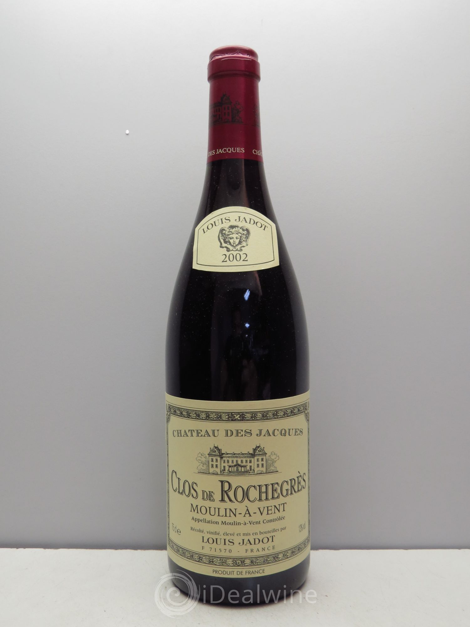 Moulin-à-Vent Clos de Rochegrès 2002 - Lot de 1 bouteille - 0