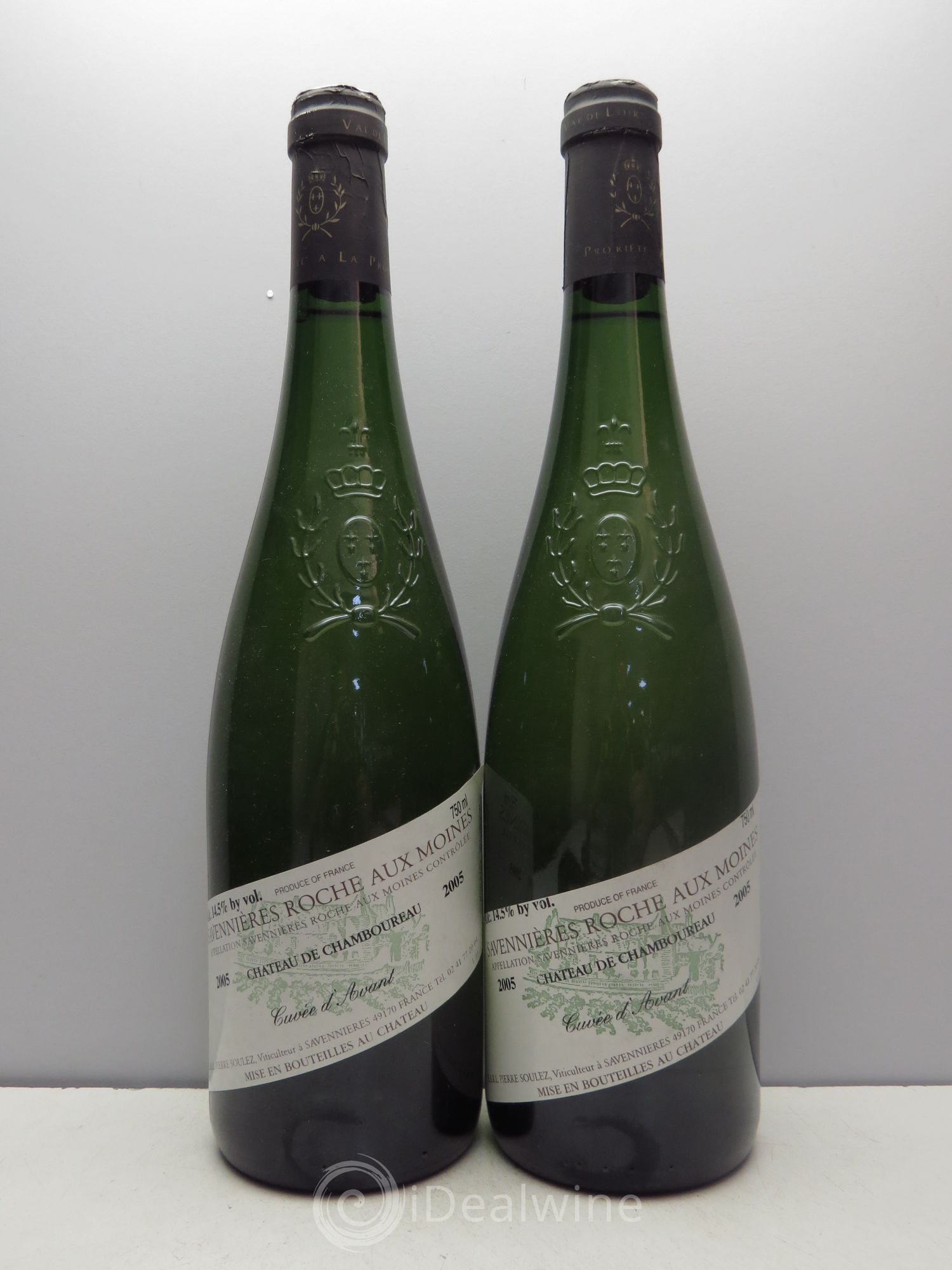 Savennières Roche aux Moines Château de Chamboureau Cuvée d'avant 2005 - Posten von 2 Flaschen - 0