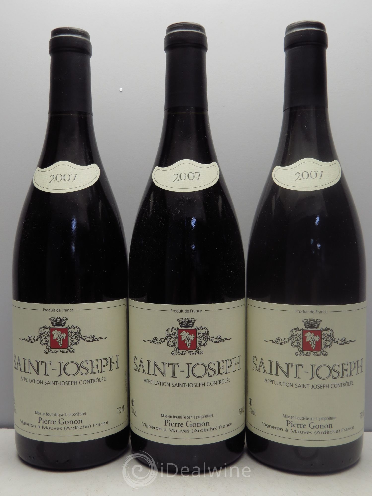 Saint-Joseph Gonon (Domaine) 2007 - Lot de 3 bouteilles - 0