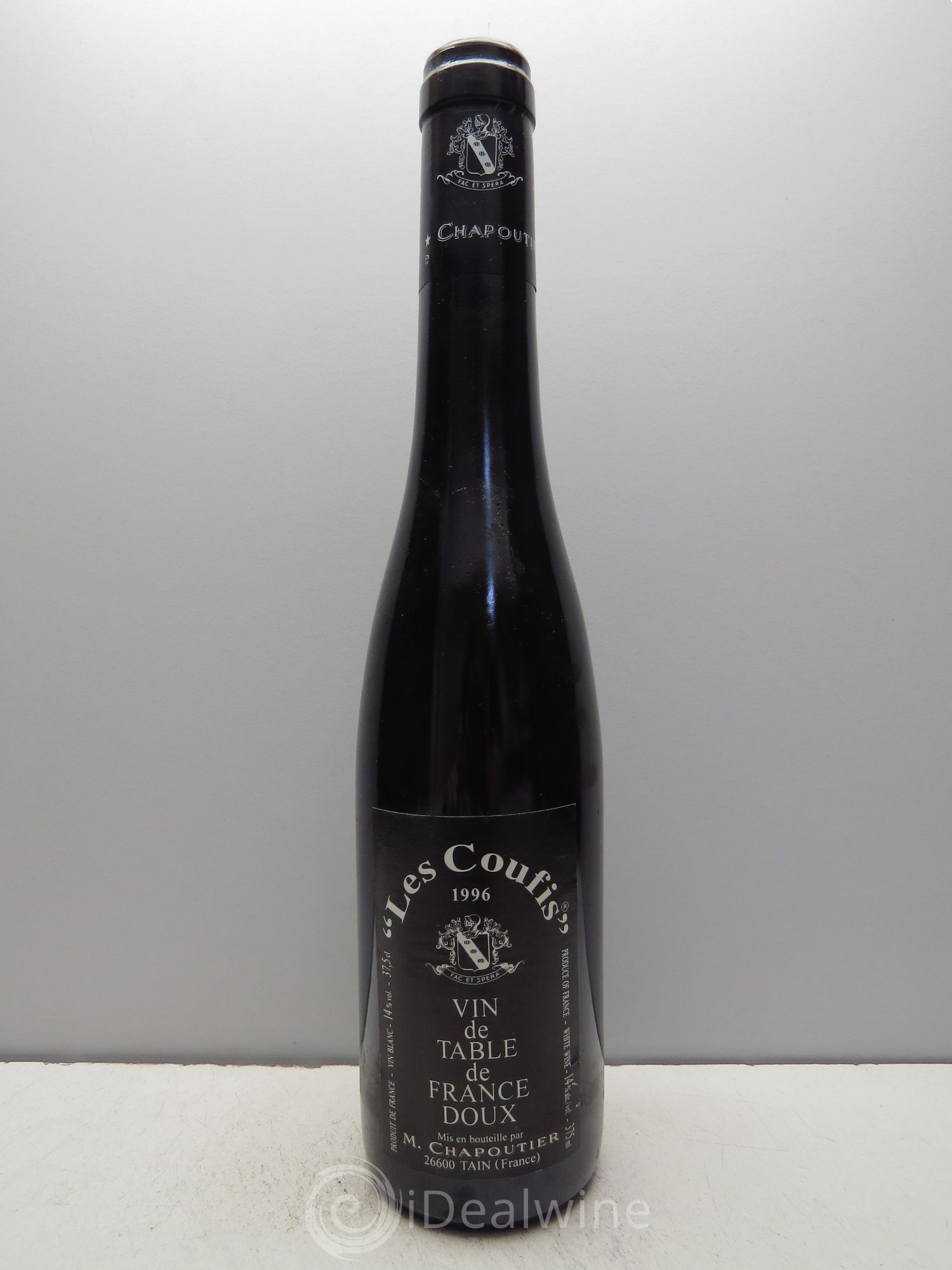 Vin de France Les Coufis - Chapoutier (Vin doux) 1996 - Posten von 1 Demi-Flasche - 0