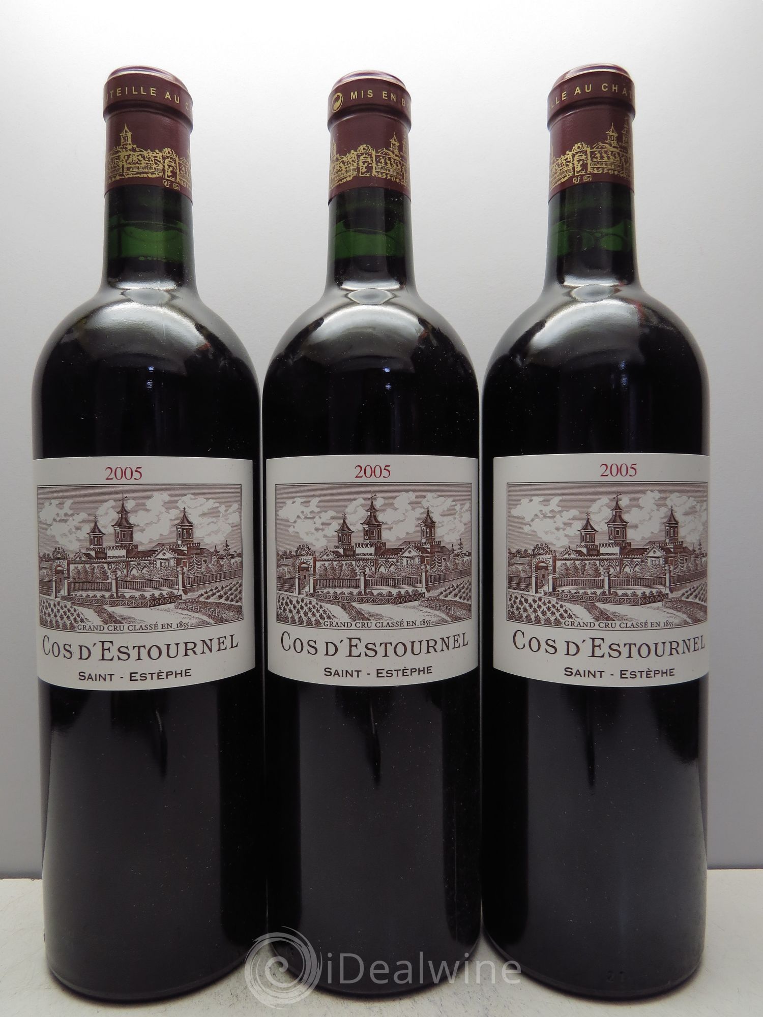 Cos d'Estournel 2ème Grand Cru Classé 2005 - Lot de 3 bouteilles - 0