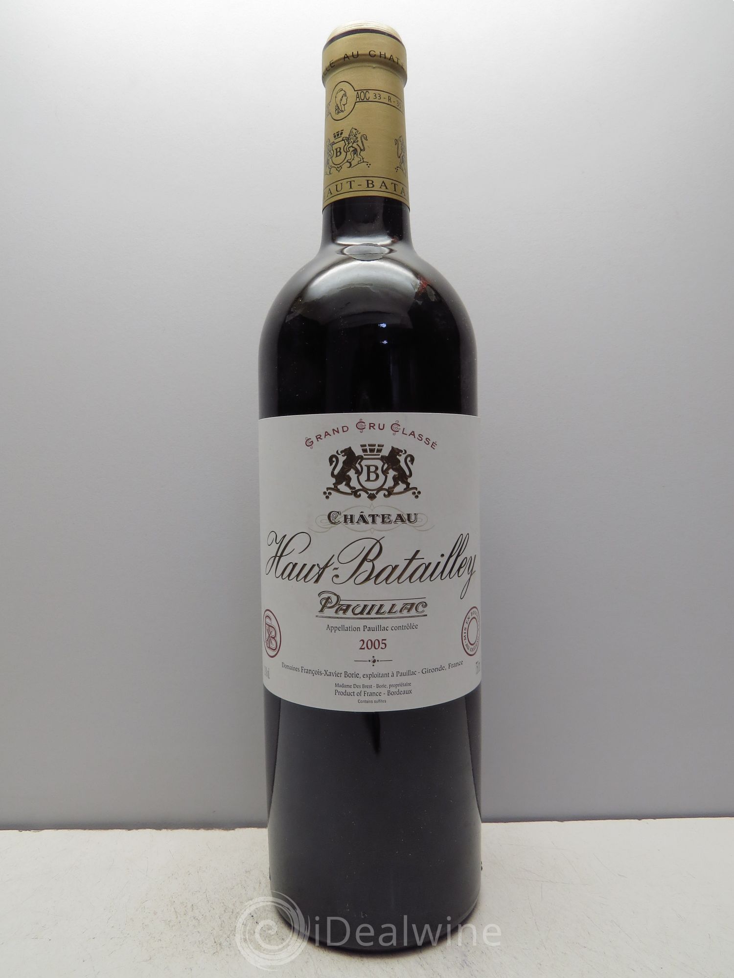 Château Haut Batailley 5ème Grand Cru Classé 2005 - Lot de 1 bouteille - 0