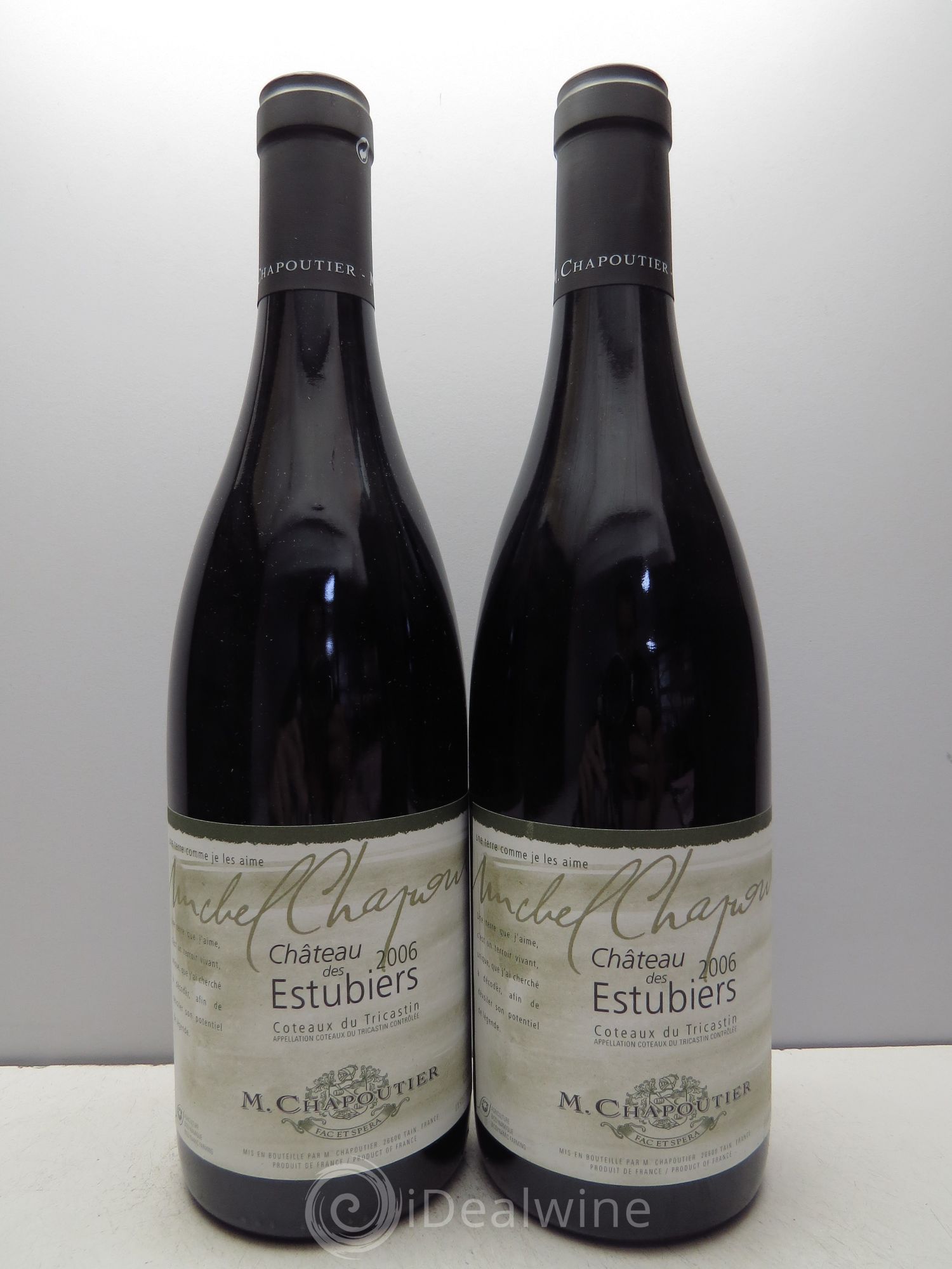 Rhône Coteaux du Tricastin Château des Estubiers (sans prix de réserve - no reserve) 2006 - Posten von 2 Flaschen - 0