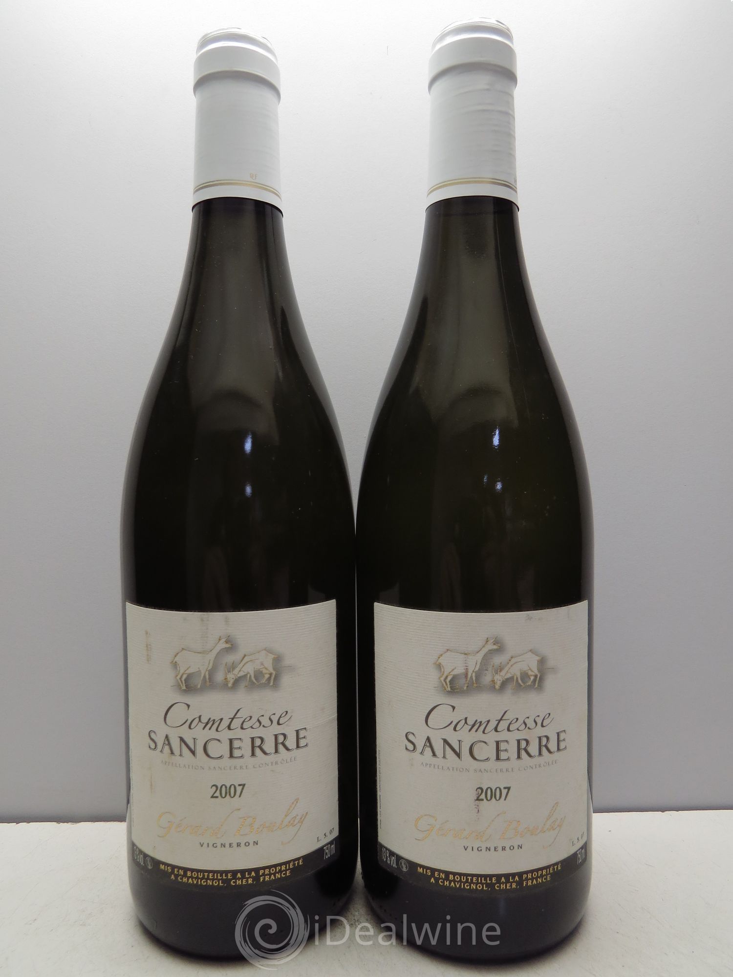 Sancerre Contesse - Gérard Boulay 2007 - Posten von 2 Flaschen - 0
