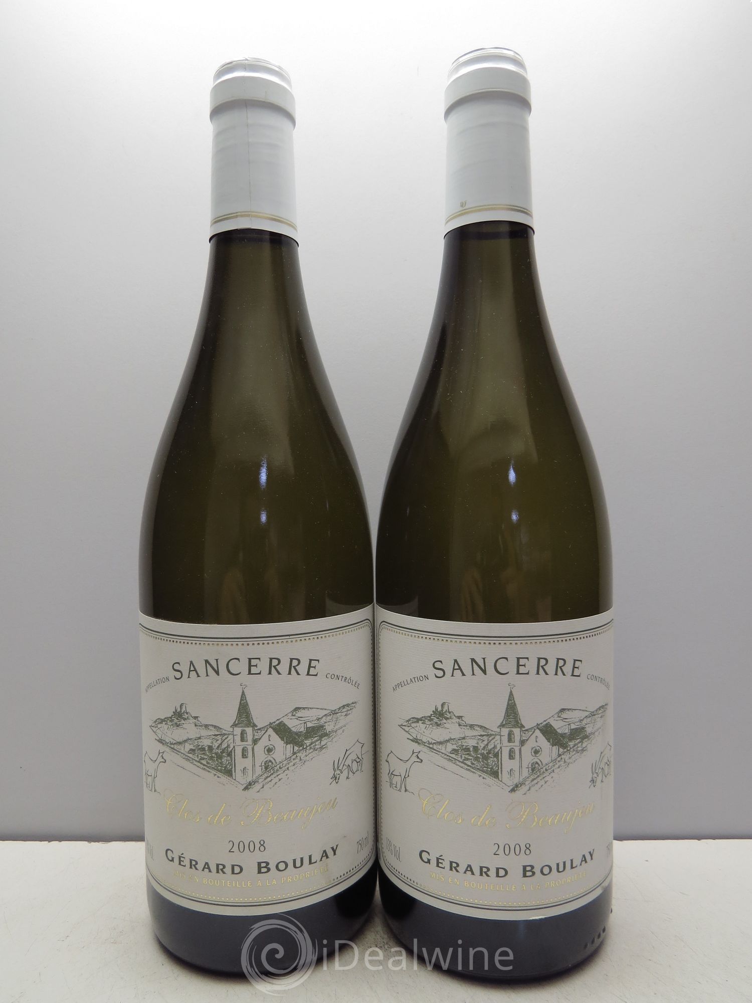 Sancerre Clos de Beaujeu Gérard Boulay 2008 - Lot de 2 bouteilles - 0